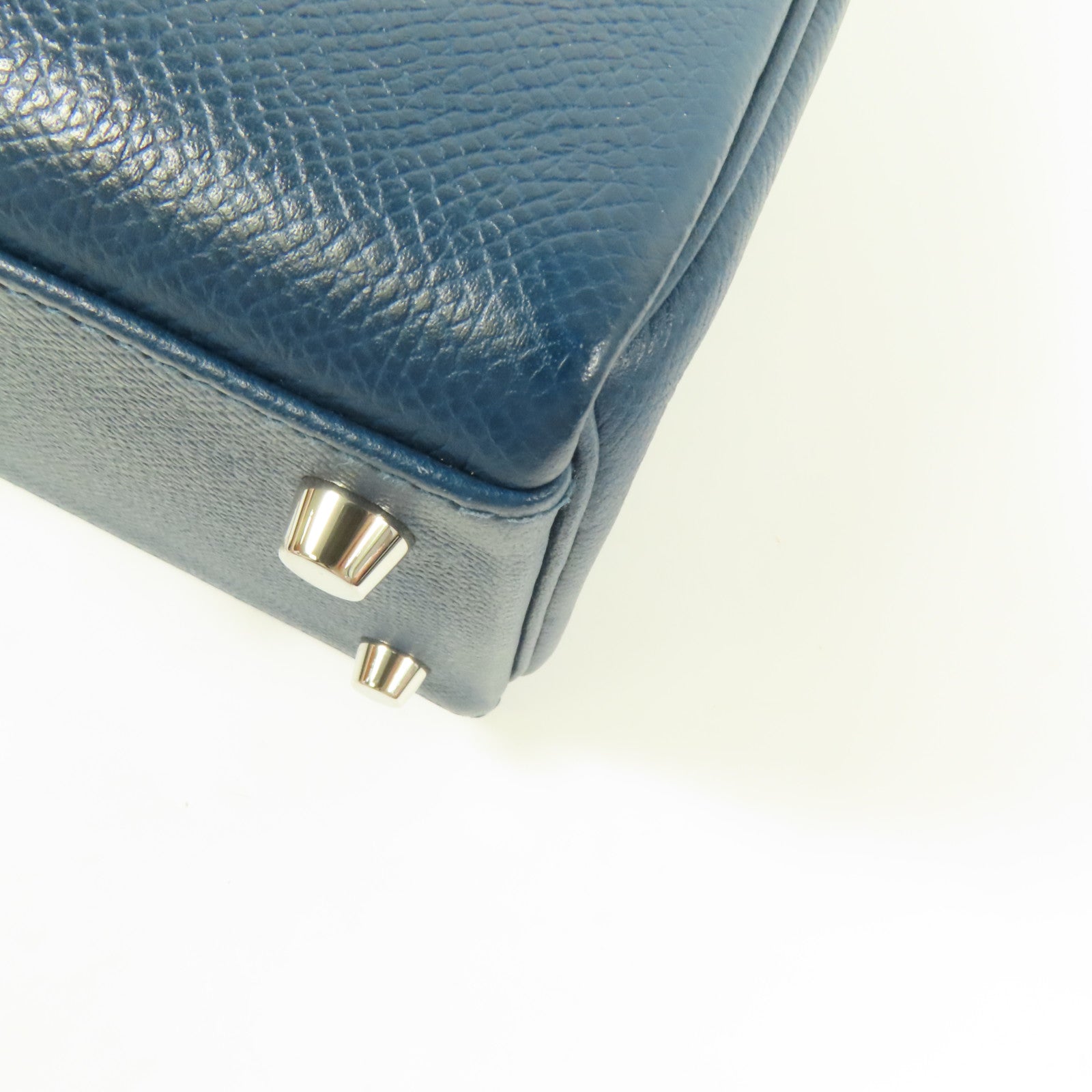 HERMES Epsom皮革Kelly 28銀扣手挽肩背兩用袋Colvert