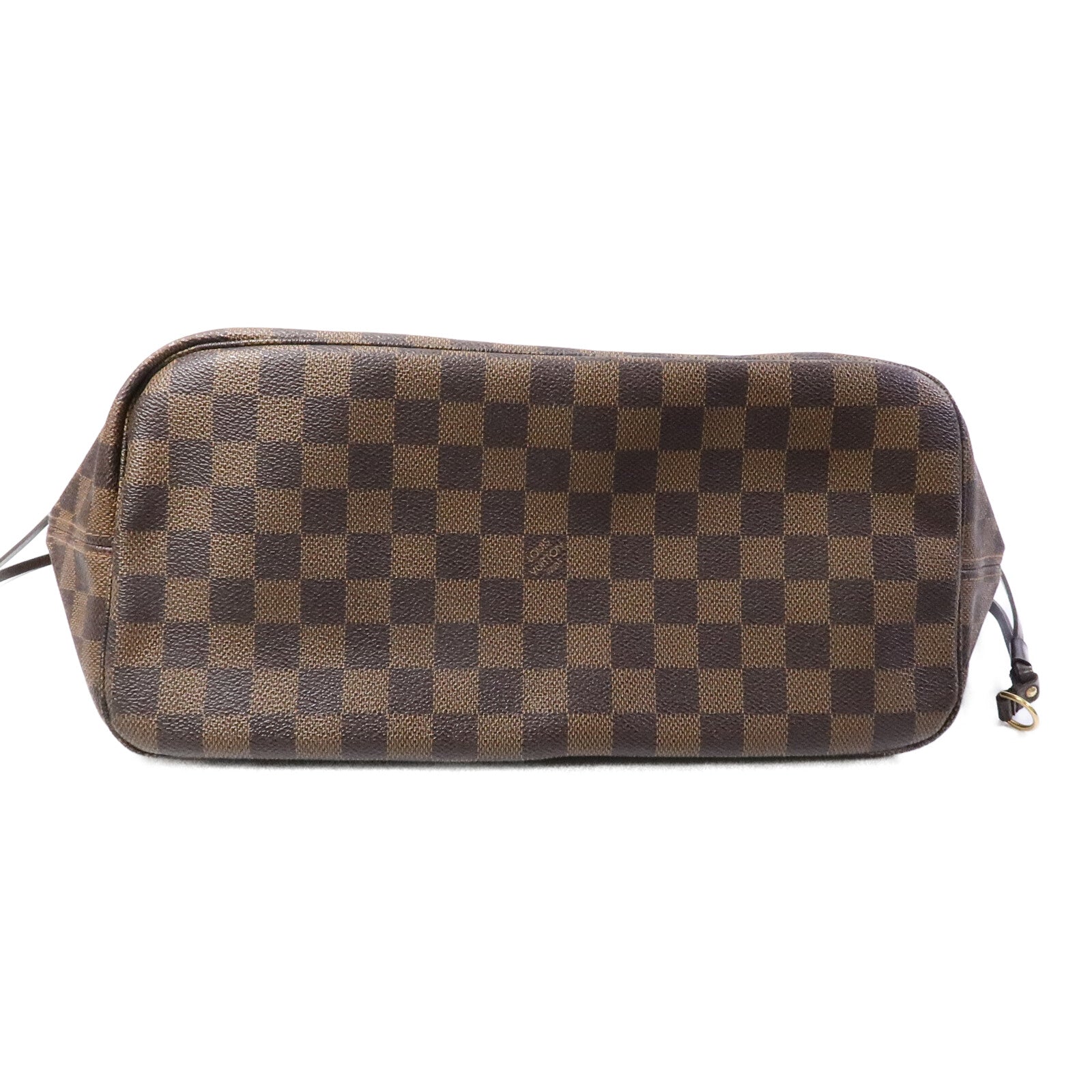 LOUIS VUITTON Damier Neverfull MM金扣肩背袋/手挽袋