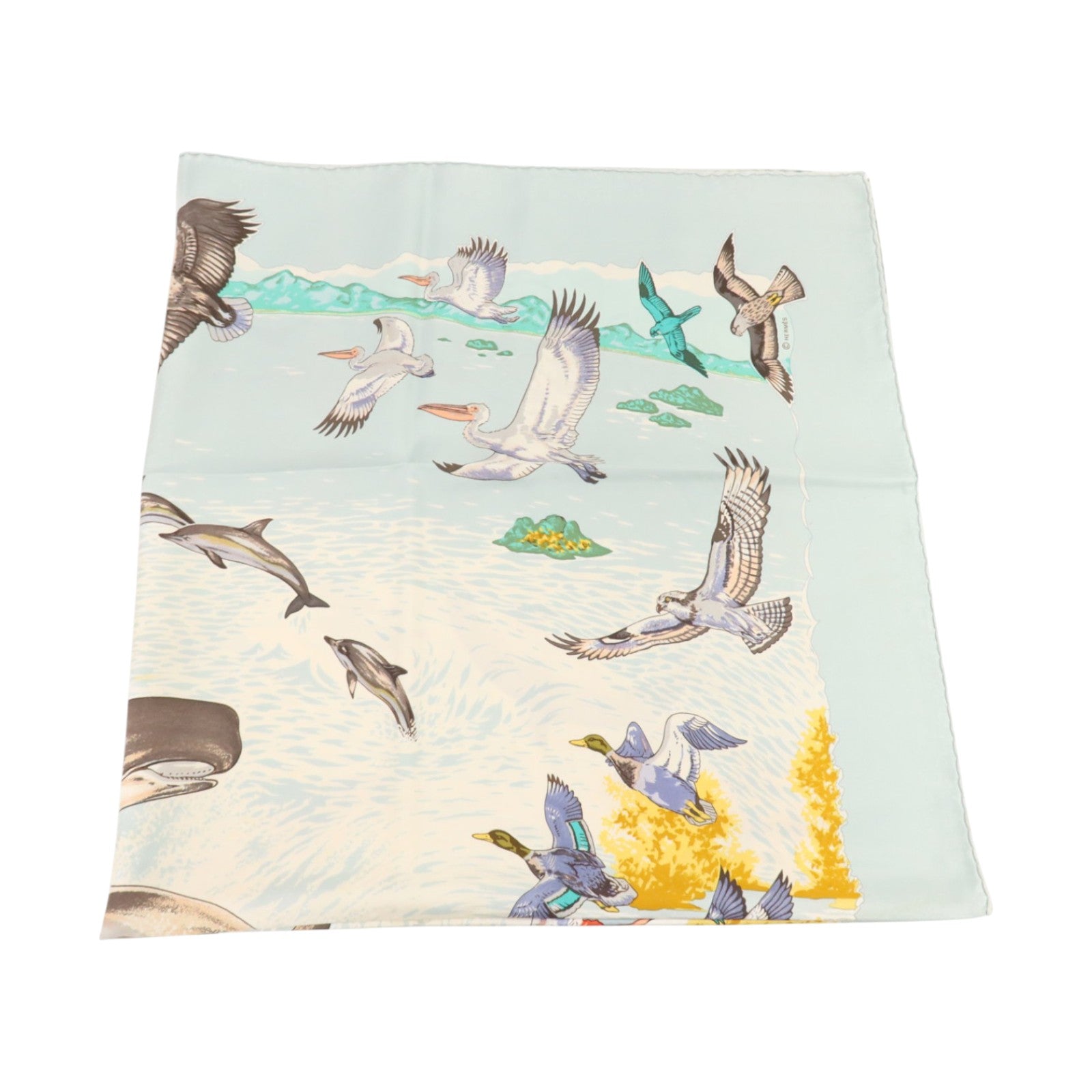 HERMES 絲質Scarf 90x90cm絲巾