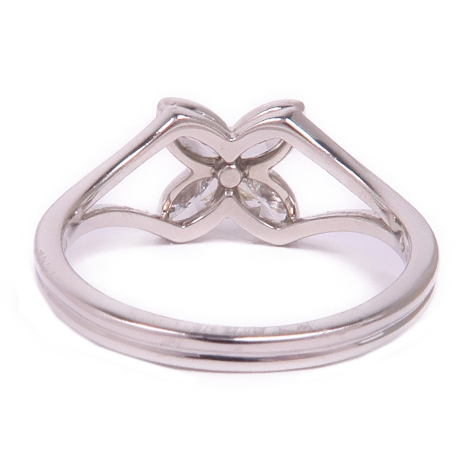 TIFFANY＆CO 【激減優惠】PT950鉑金Floral Ring 1997戒指US#4.25