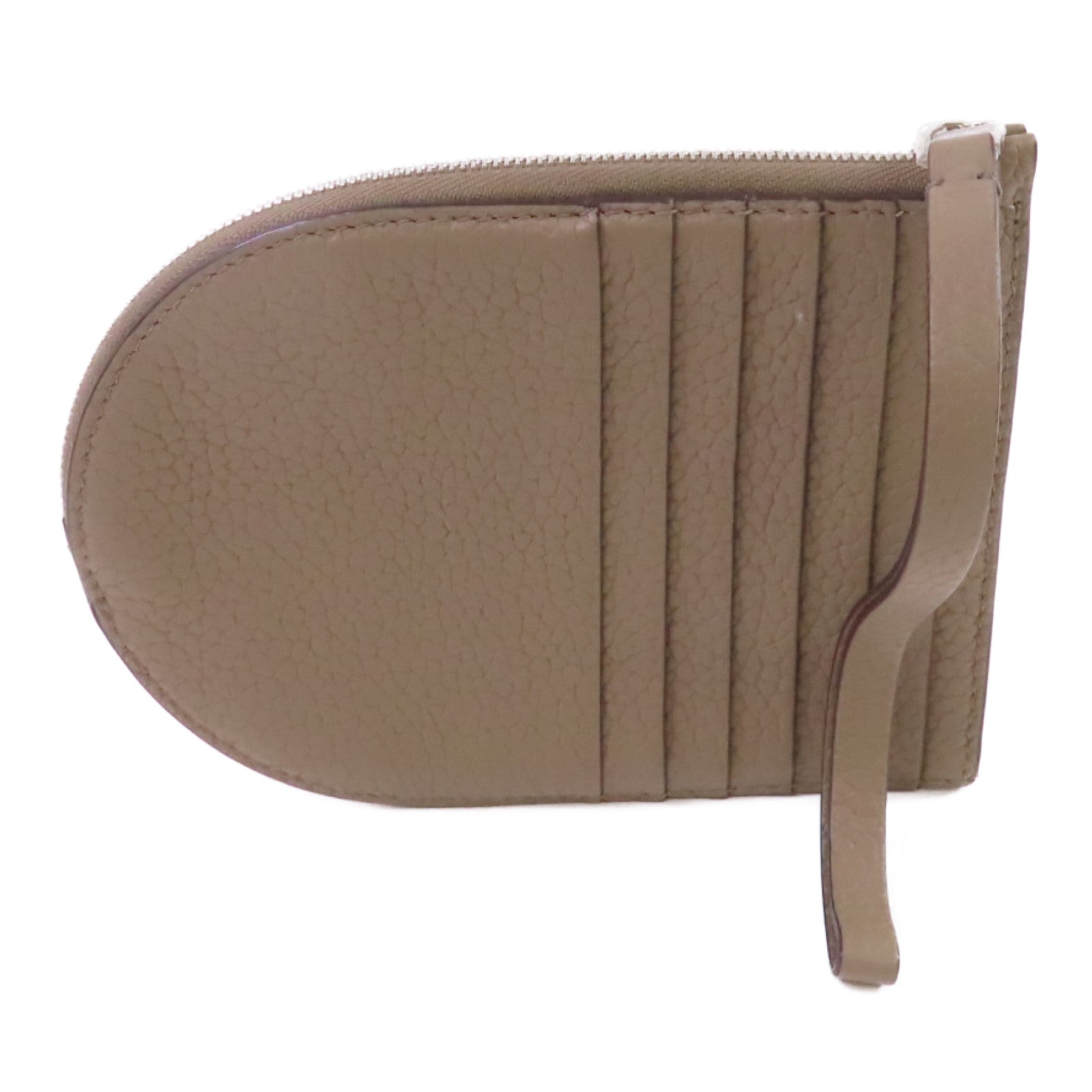 Delvaux 牛皮皮革Delvaux Card Case銀扣卡套灰色