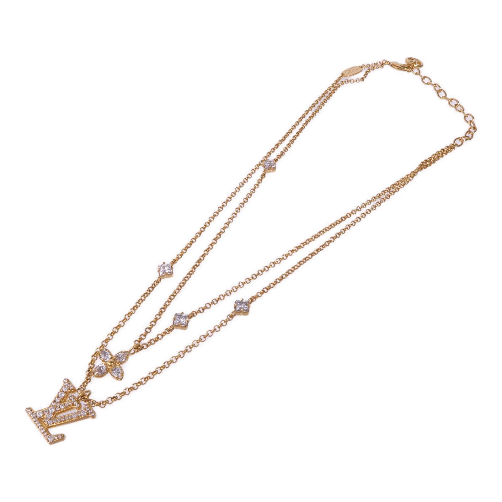 LOUIS VUITTON 金屬Lady LV Necklace項鍊