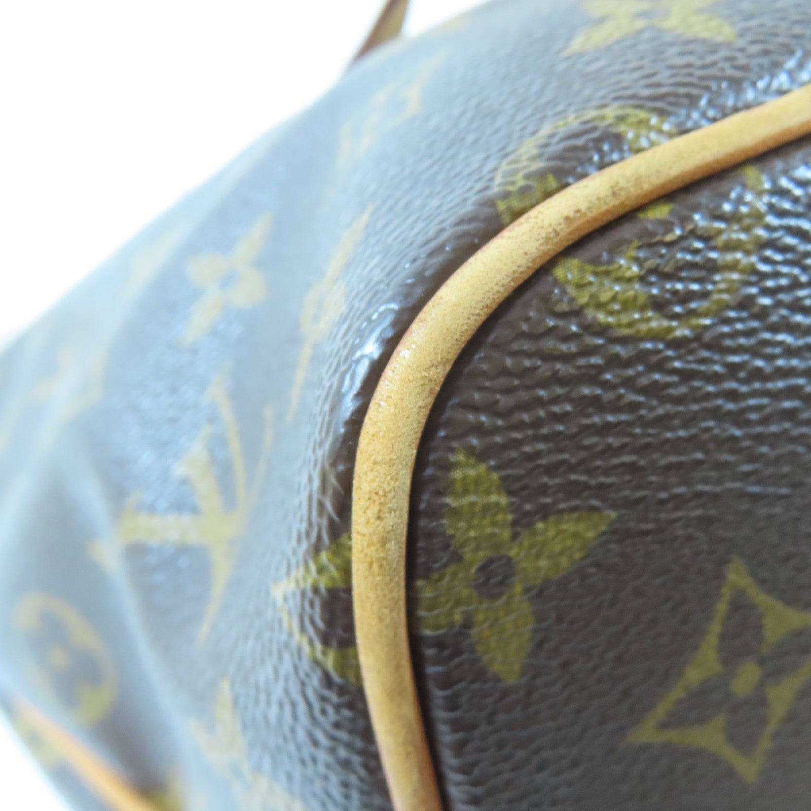 LOUIS VUITTON Monogram Palermo PM金扣手挽肩背兩用袋啡色