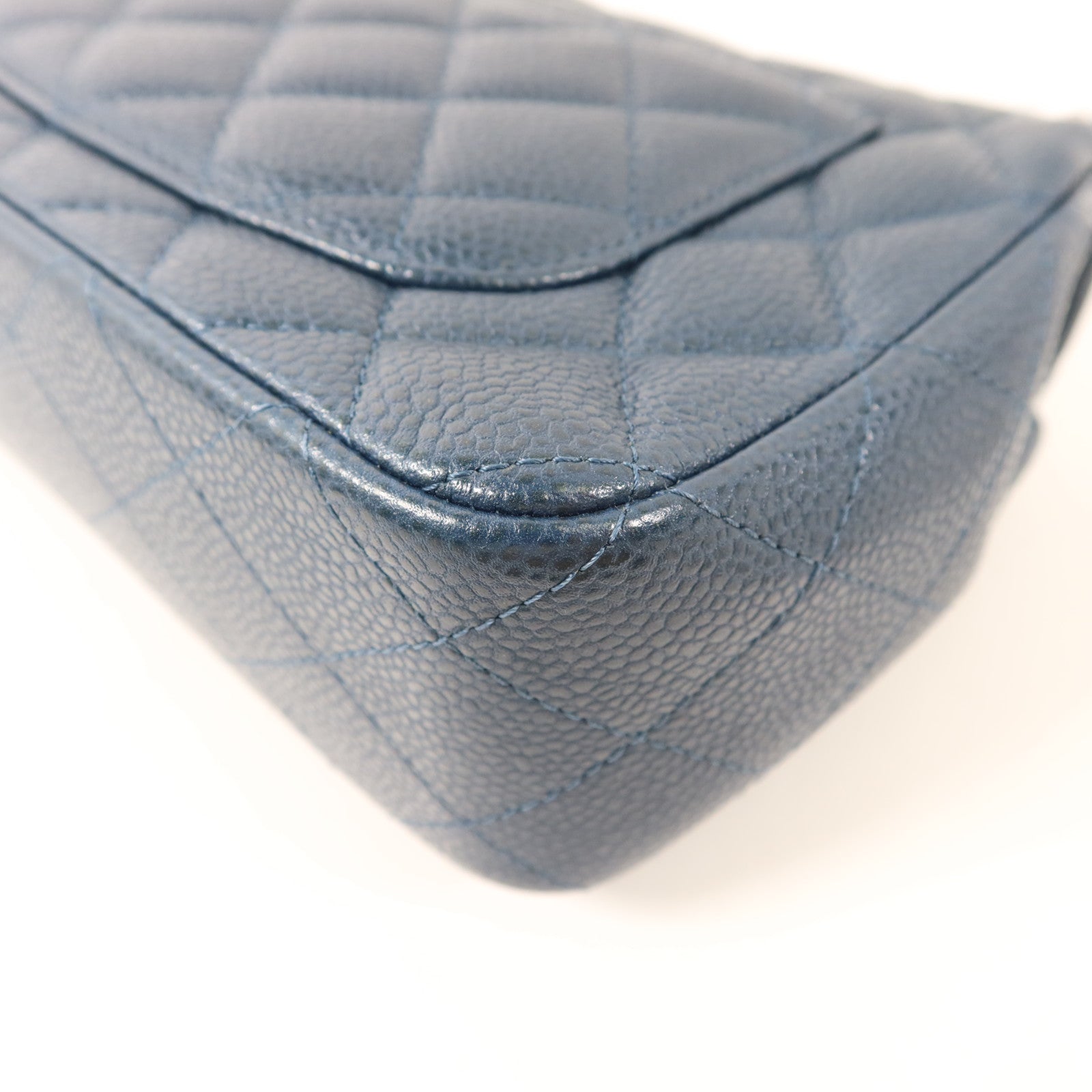 CHANEL 牛皮皮革Classic 20銀扣鏈帶肩背袋