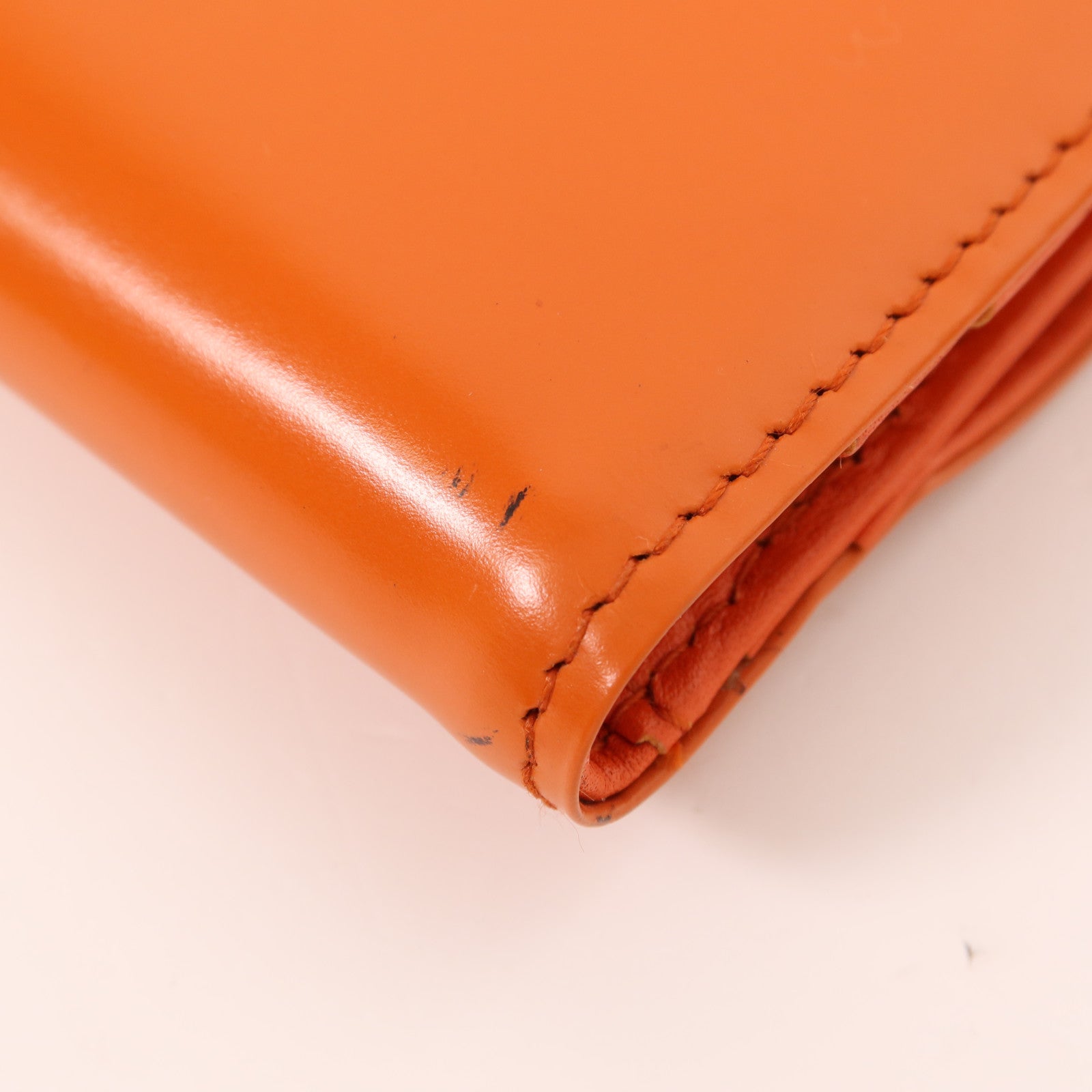 PRADA 牛皮皮革Wallet銀扣錢包