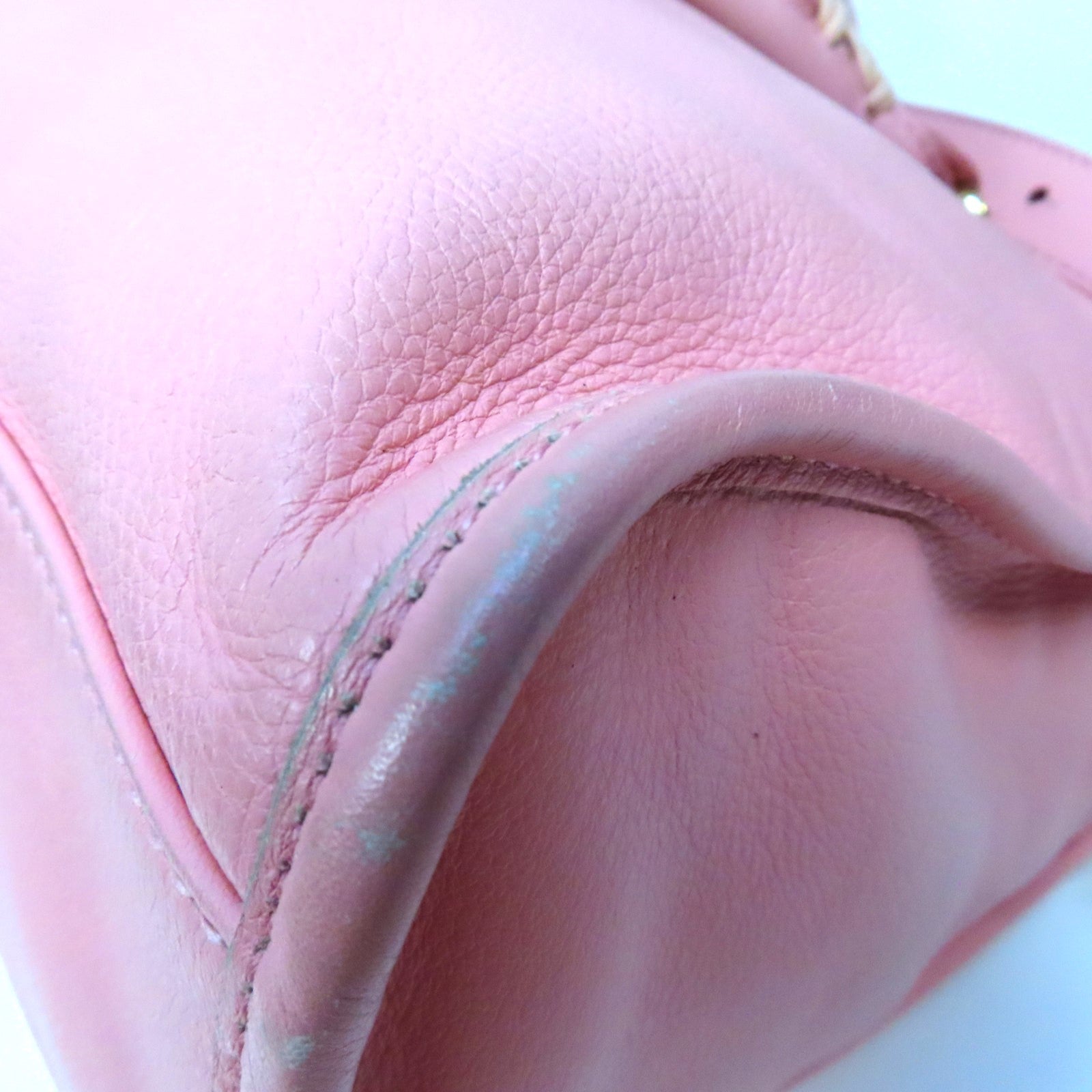 BALENCIAGA 牛皮皮革City Metal Plate金扣手挽肩背兩用袋粉紅色