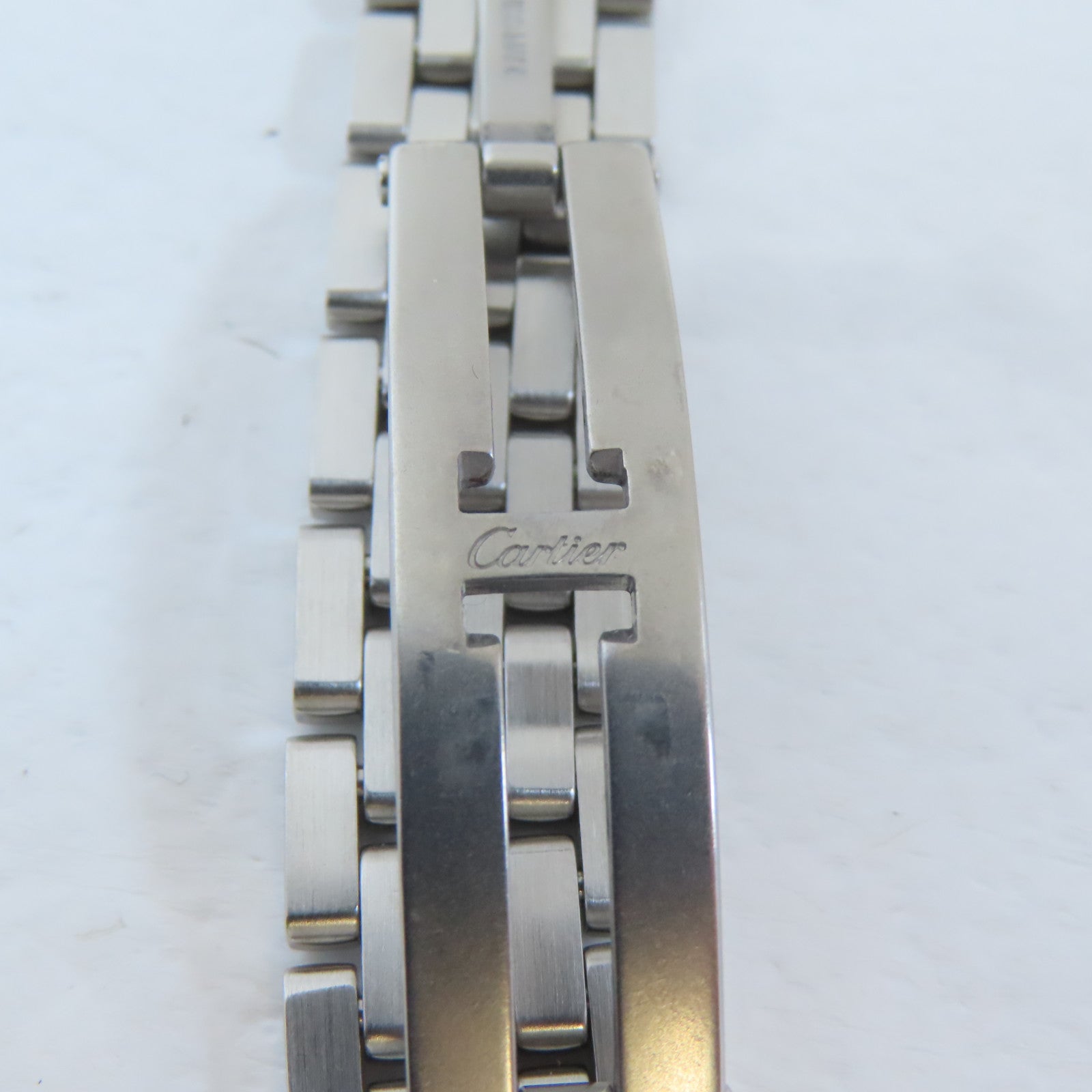 CARTIER Panthere不鏽鋼手錶石英機芯白色