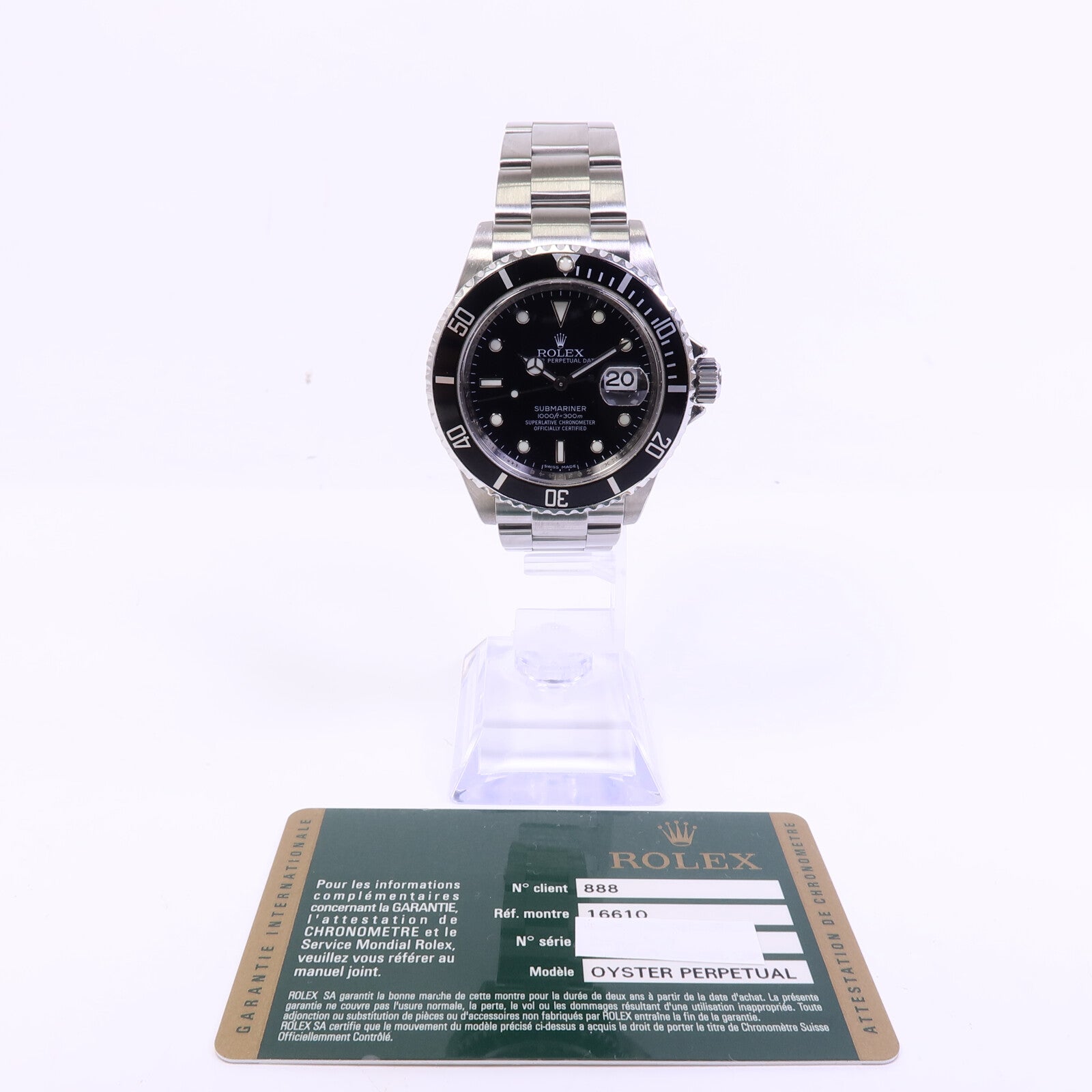 ROLEX Submariner Date 16610