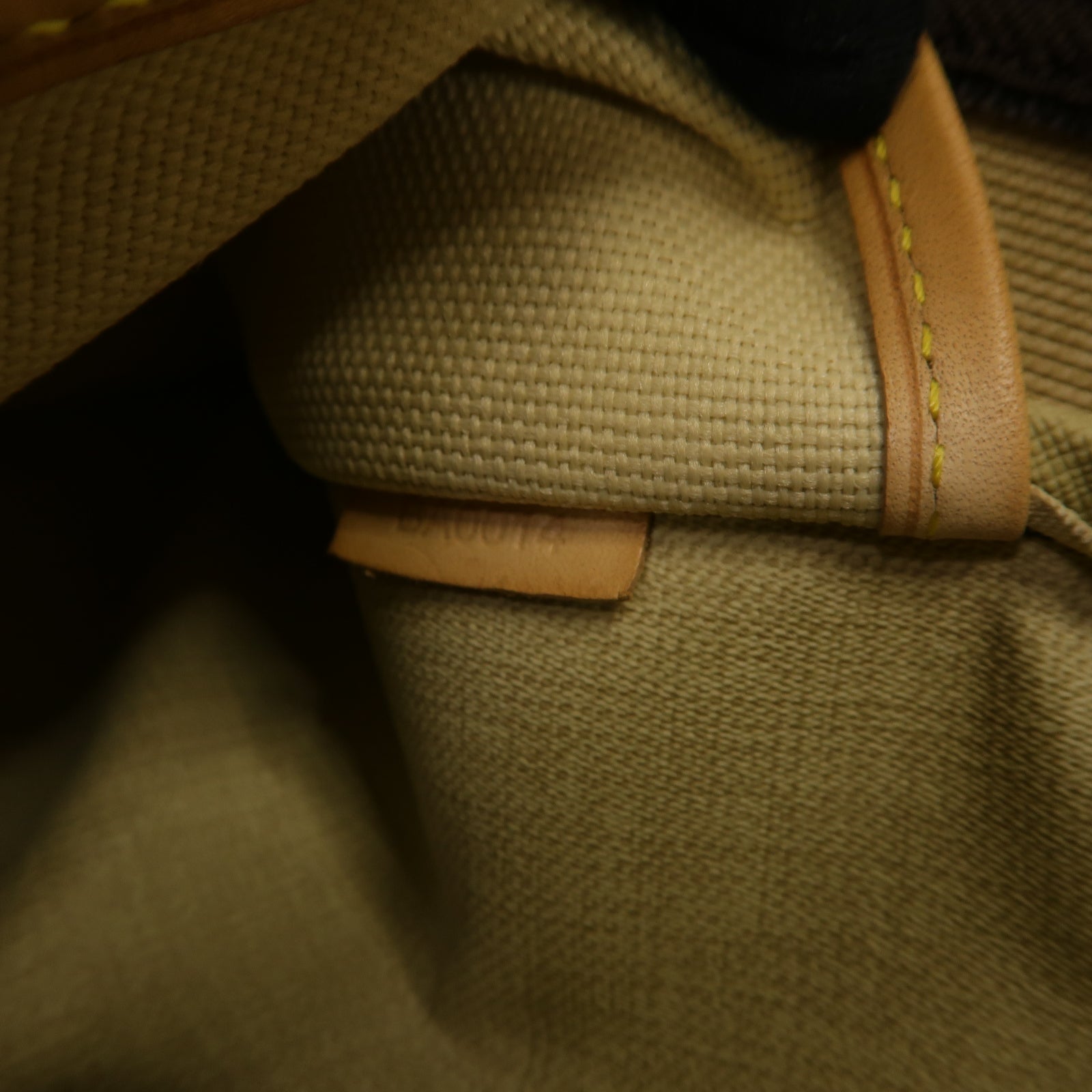 LOUIS VUITTON Monogram Trouville Hand Bag金扣手挽袋啡色
