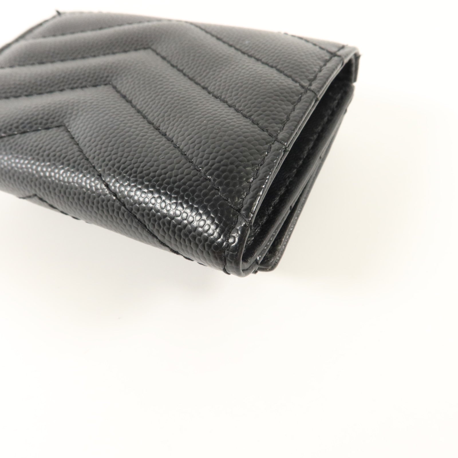 SAINT LAURENT 牛皮皮革Trifold Wallet錢包