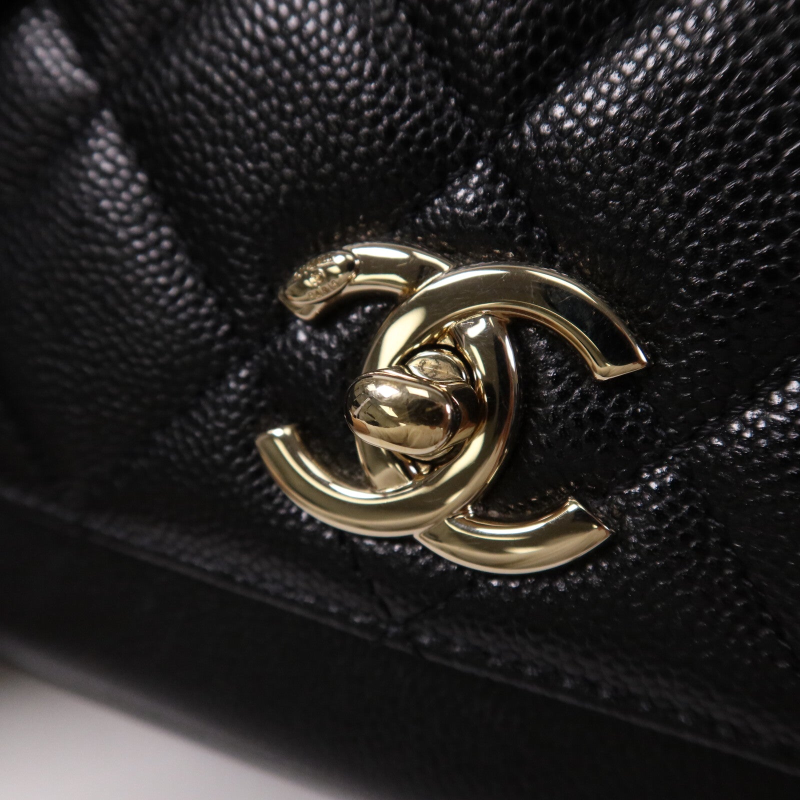 CHANEL 牛皮皮革Business Affinity金扣手挽肩背兩用袋