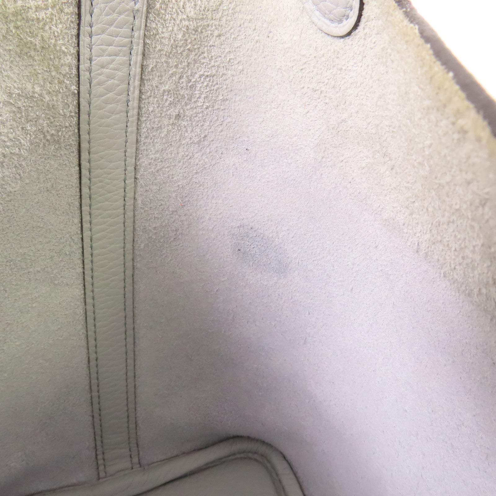 HERMES【激減優惠】 Clemence皮革Picotin PM金扣手挽袋Bleu Pale