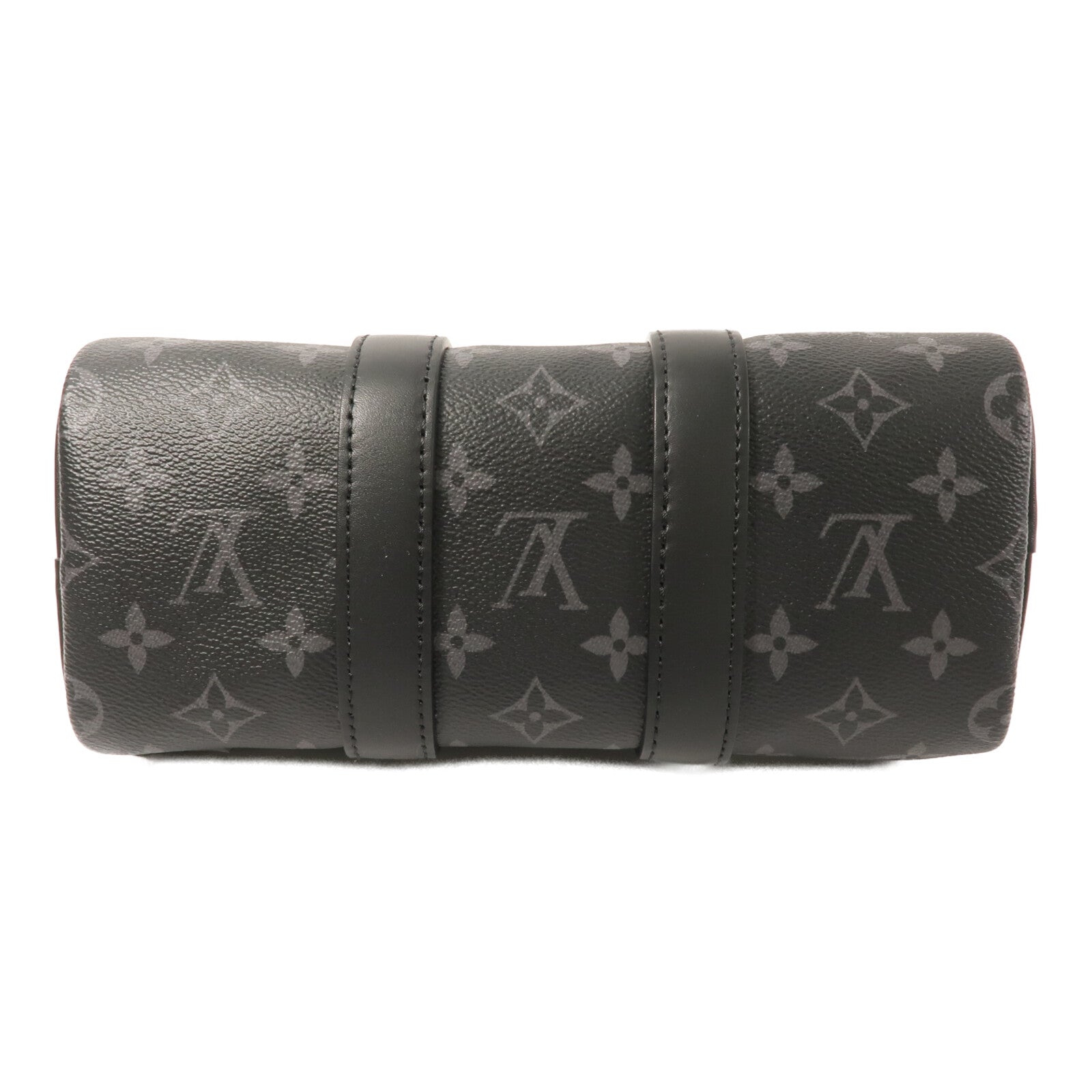 LOUIS VUITTON Monogram Eclipse Keepall Bandouliere 25手挽肩背兩用袋