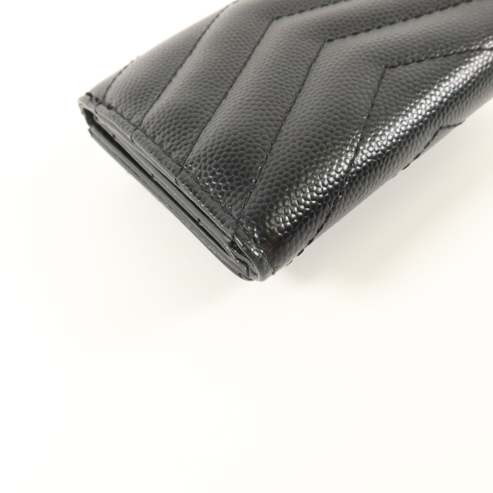 SAINT LAURENT 牛皮皮革Trifold Wallet錢包