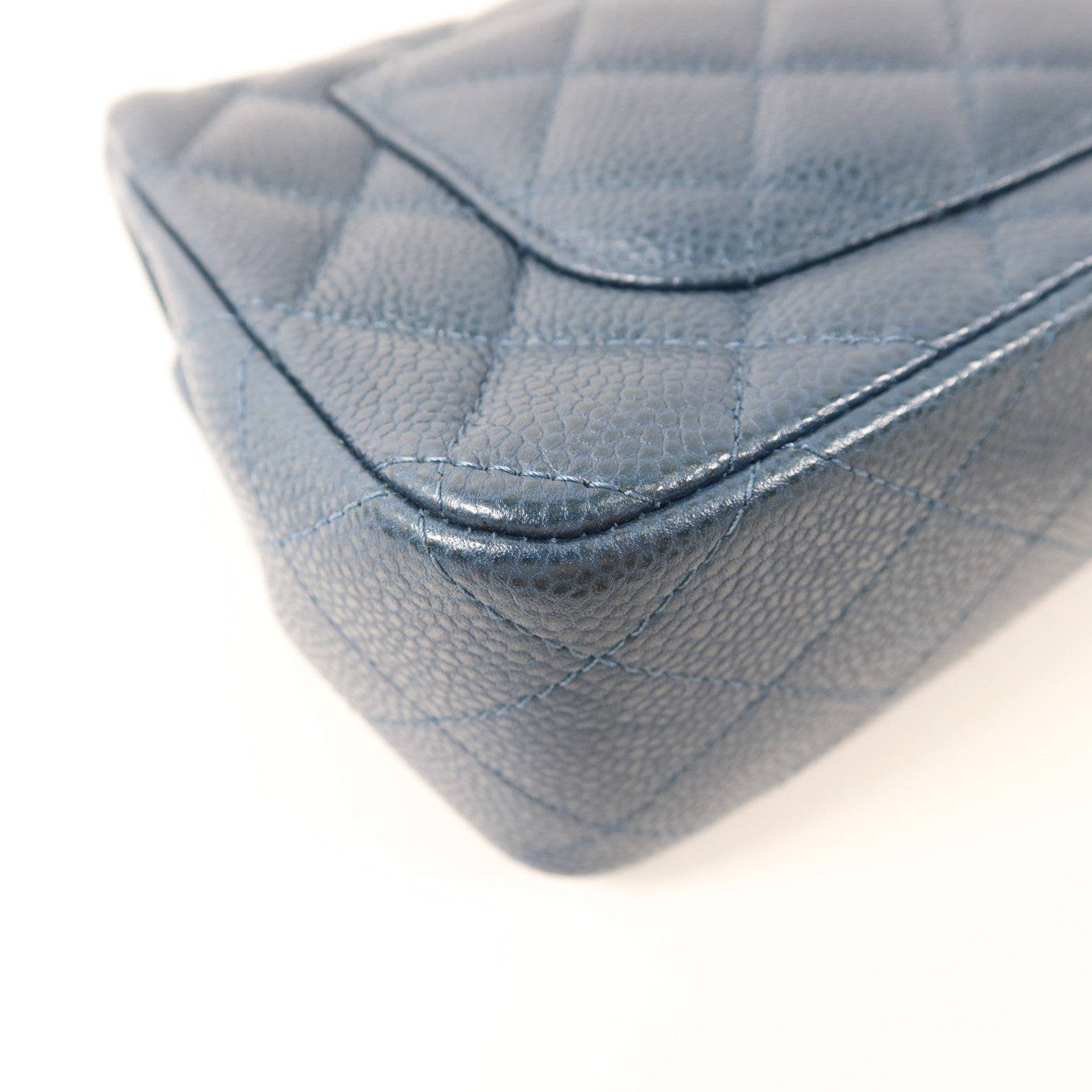 CHANEL 牛皮皮革Classic 20銀扣鏈帶肩背袋