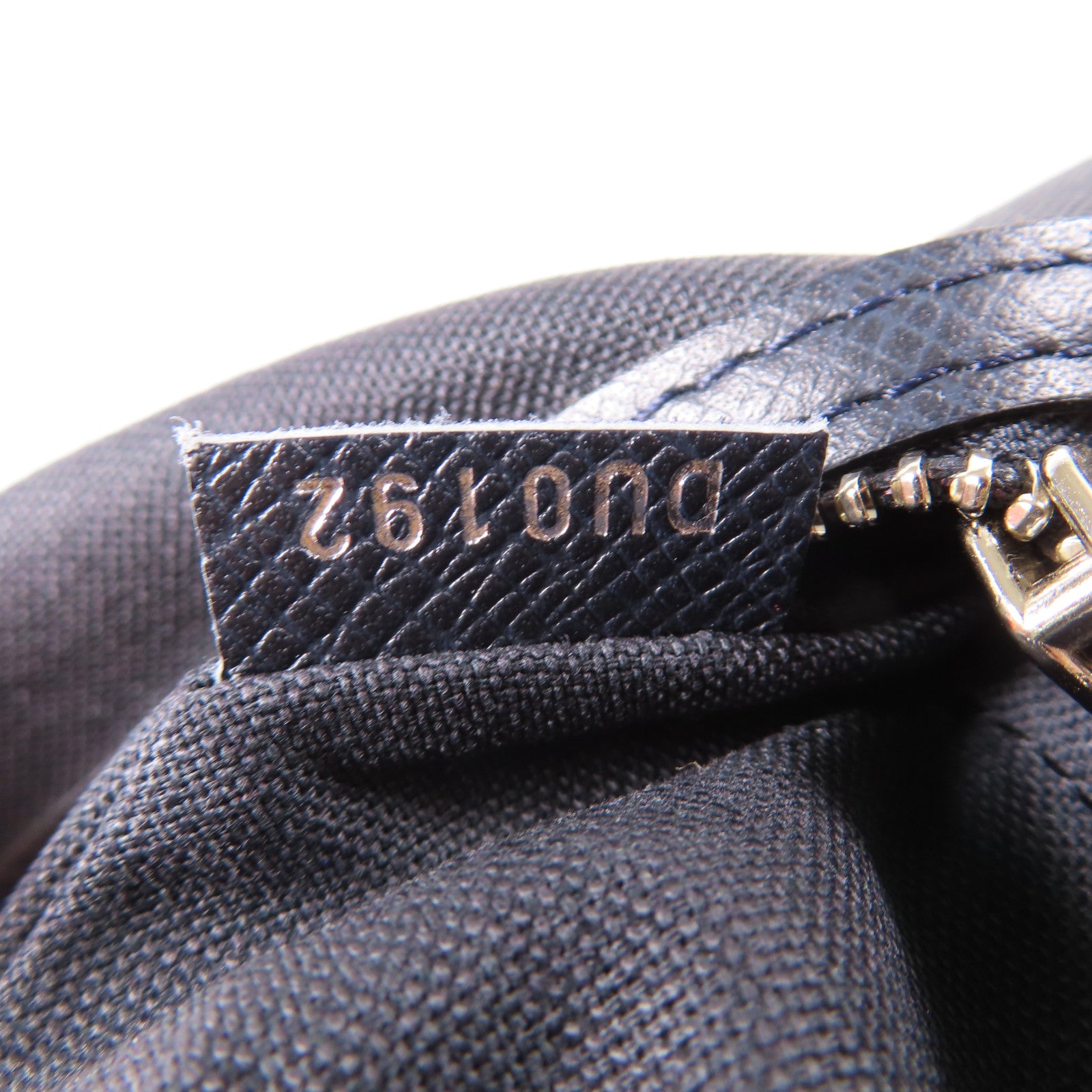 LOUIS VUITTON 【激減優惠】Taiga Roman MM銀扣肩背袋深藍色