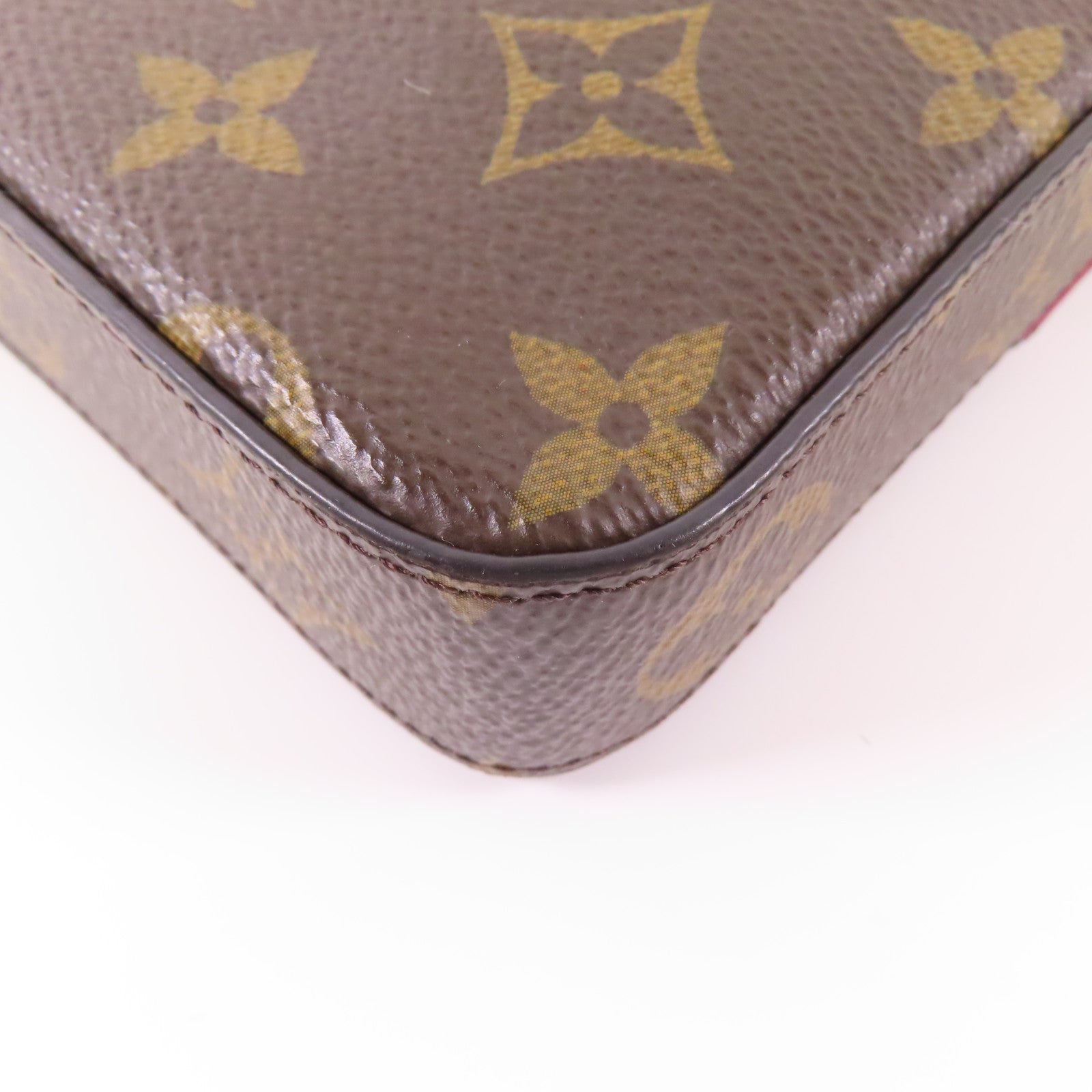 LOUIS VUITTON Monogram Felicie Pochette金扣鏈帶肩背袋