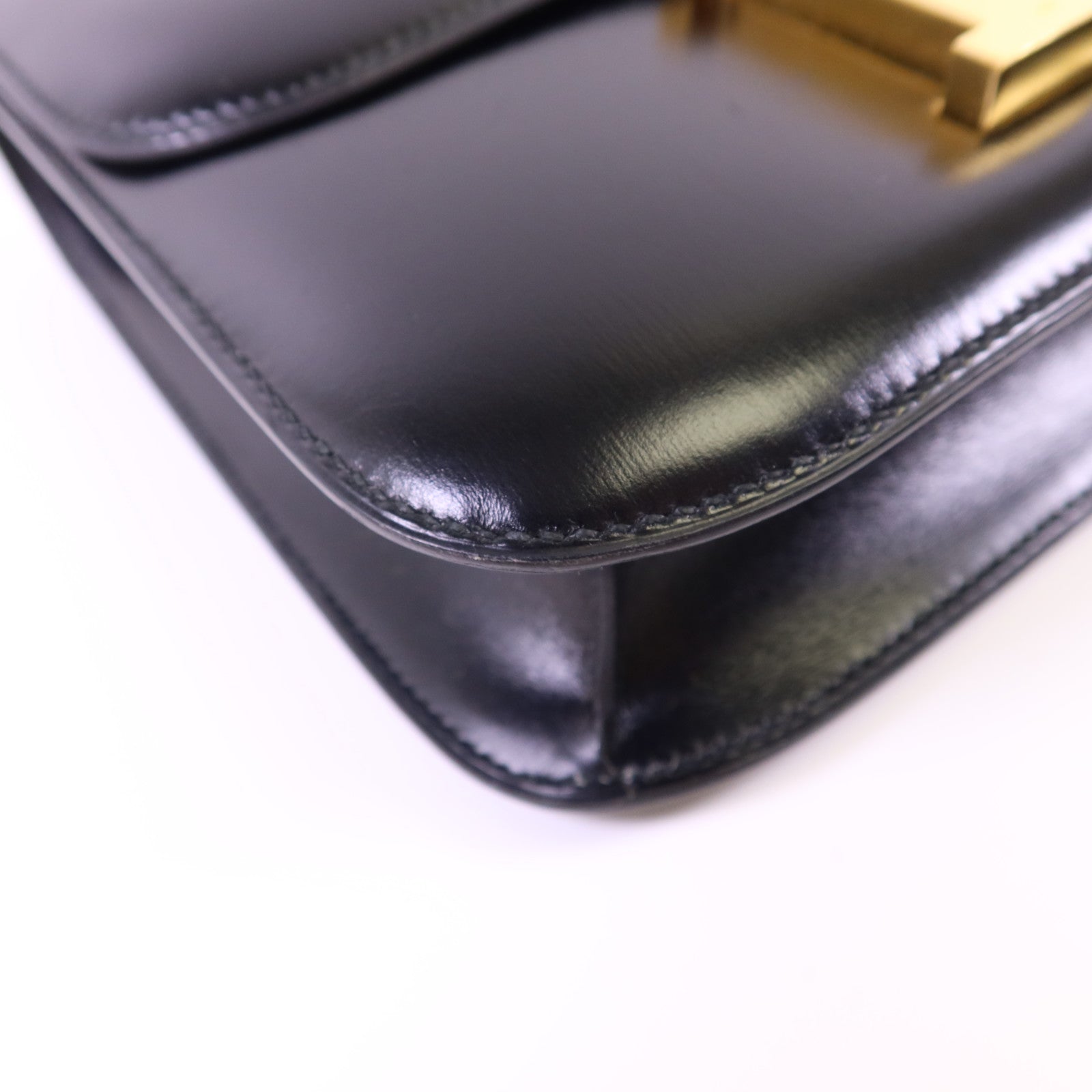 HERMES Box Calf皮革Constance 24金扣肩背袋