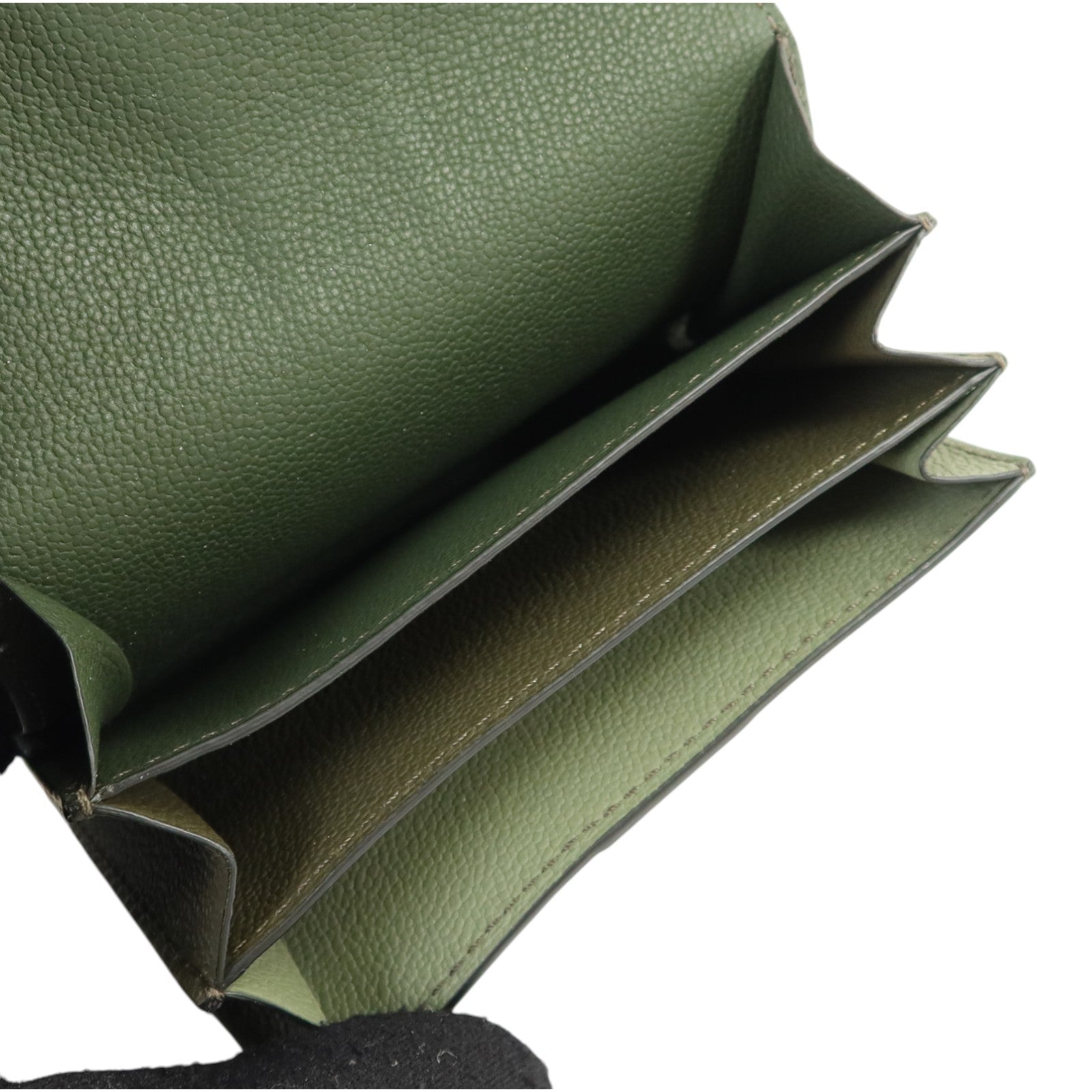 Delvaux 牛皮皮革Brillant Card Holder金扣卡片套