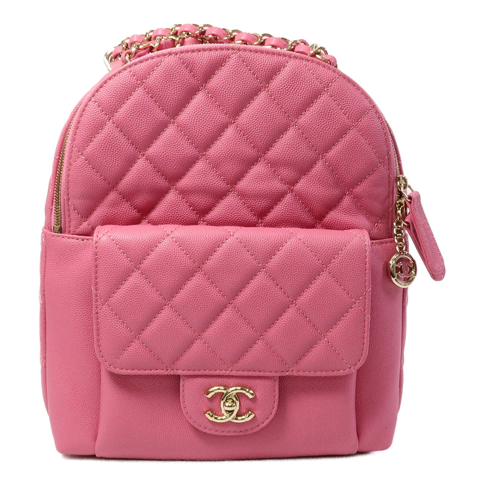 CHANEL 牛皮皮革CC Day Backpack背包