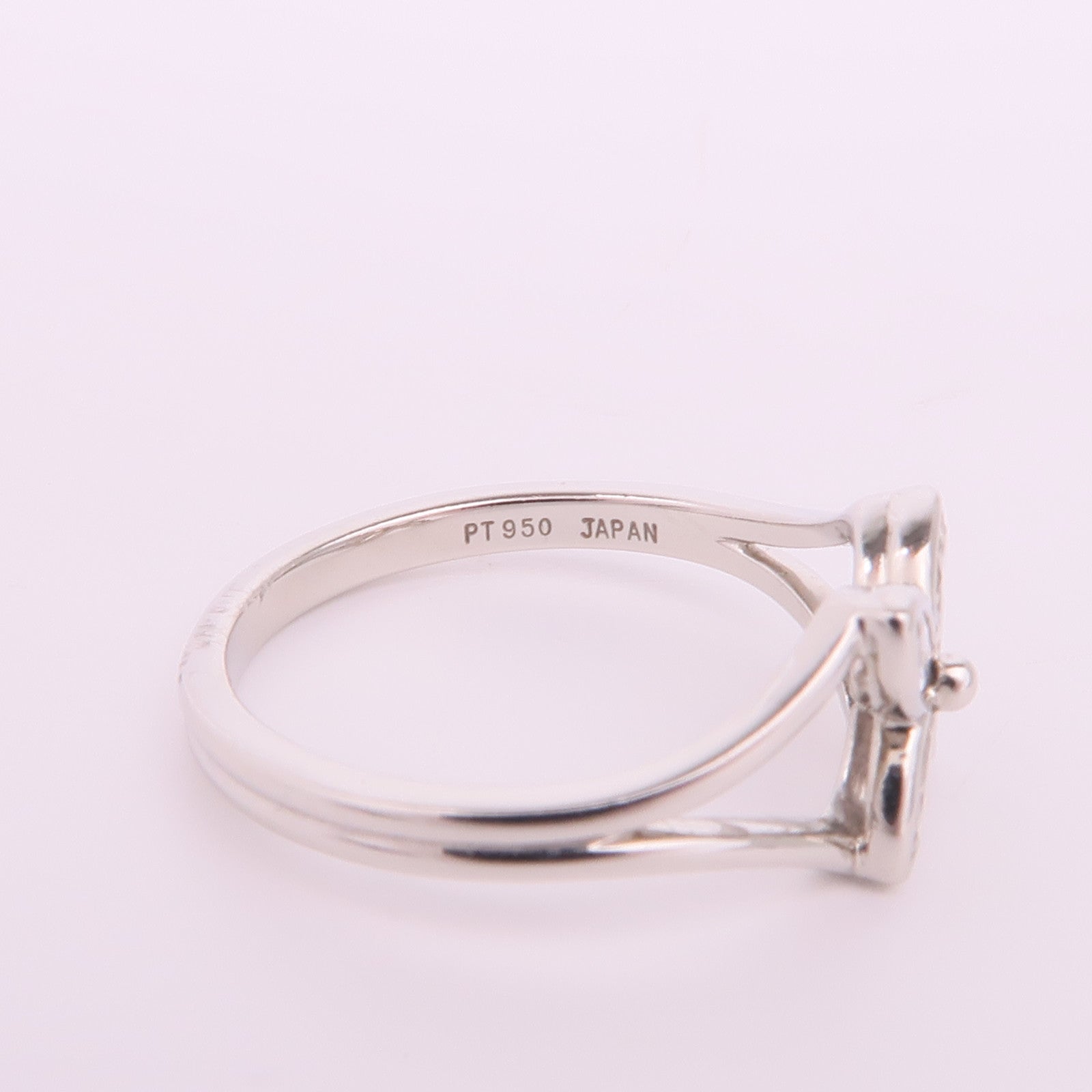 TIFFANY＆CO PT950鉑金Floral Ring 1997戒指US#4.25