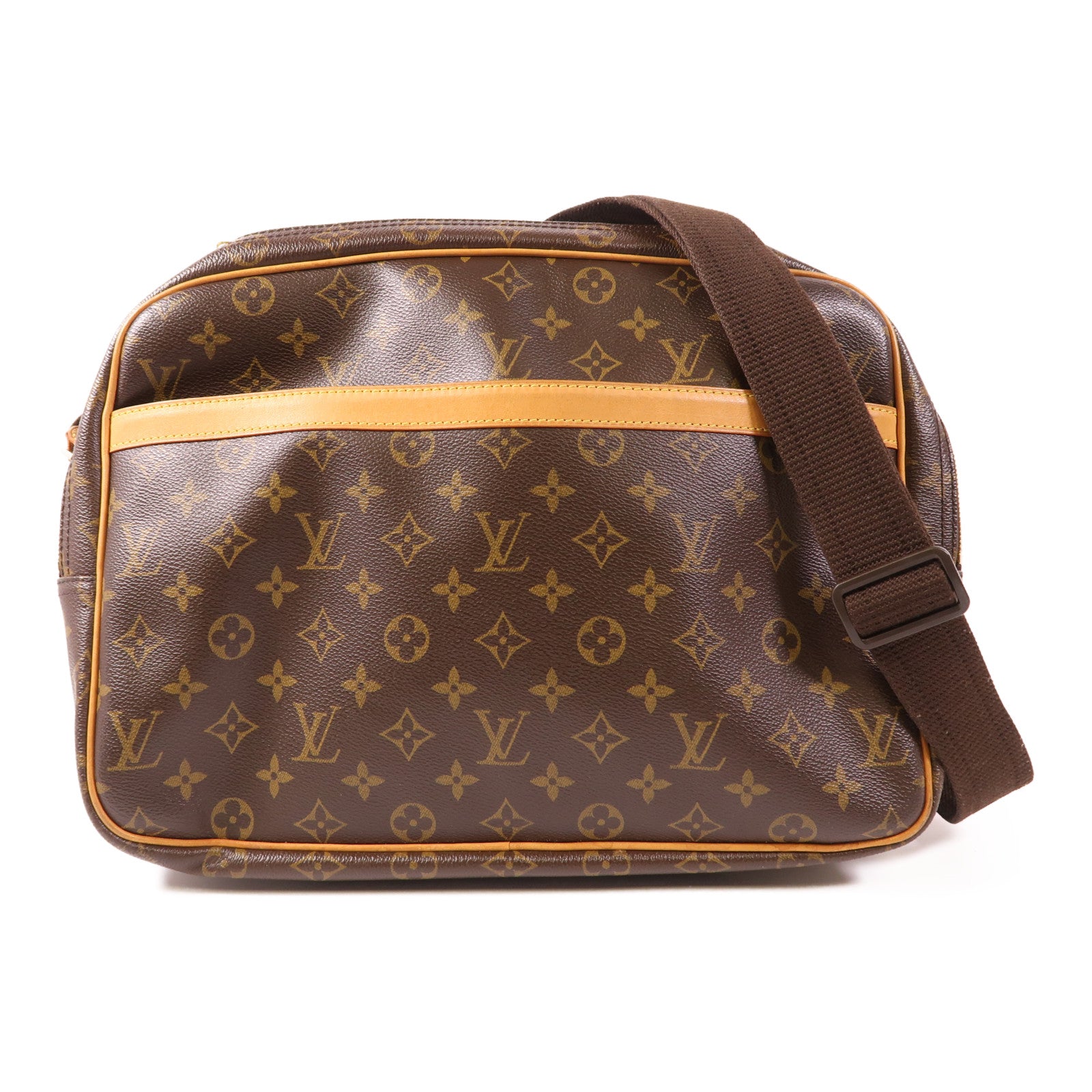LOUIS VUITTON LV GHW Reporter GM Shoulder Bag M45252 Monogram Brown