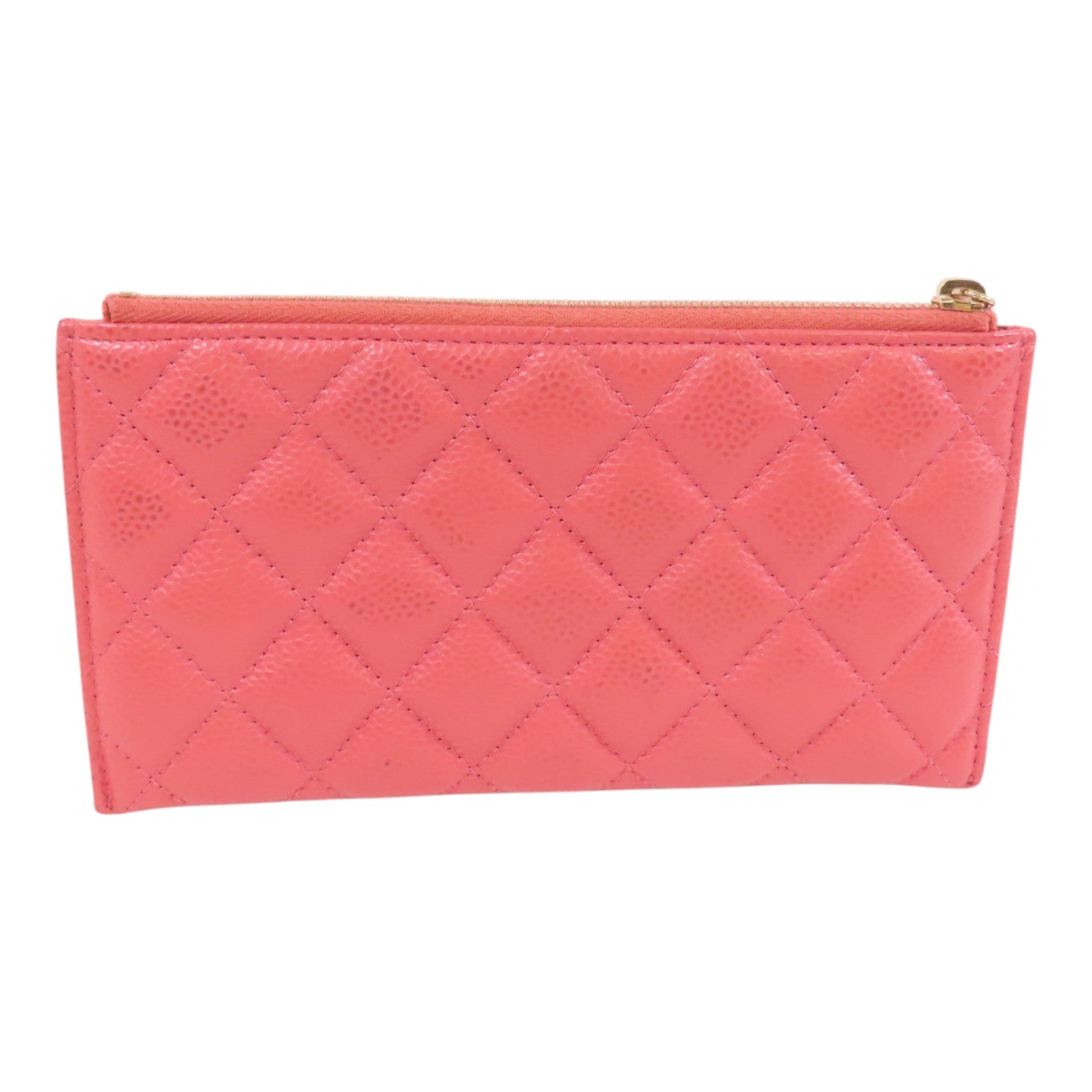CHANEL 牛皮皮革Card Case金扣卡套