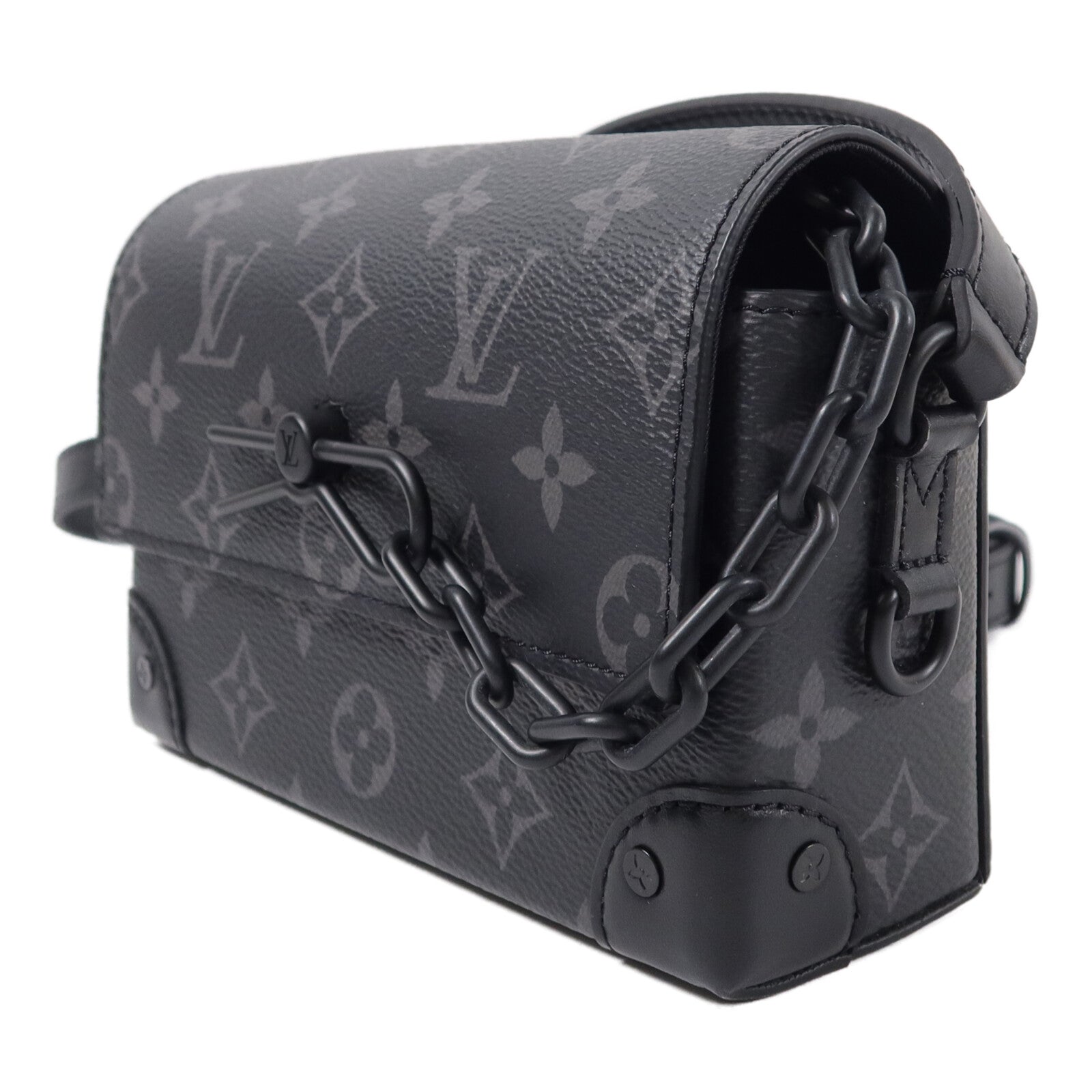 LOUIS VUITTON Monogram Eclipse Steamer Wearable Wallet肩背袋