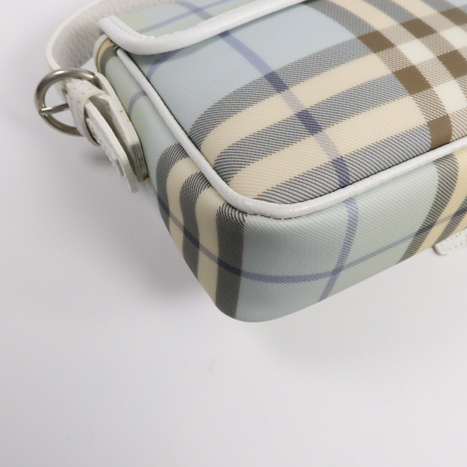 BURBERRY 塗層帆布Shoulder Bag肩背袋