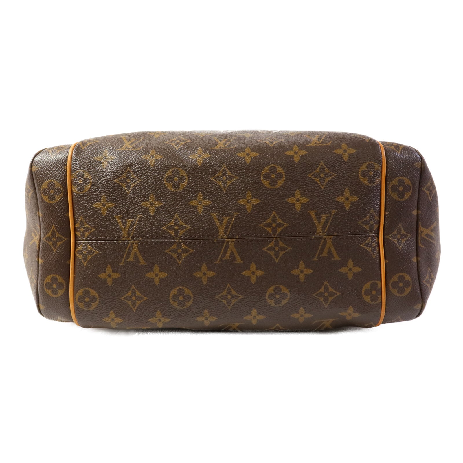 LOUIS VUITTON Monogram Totally MM金扣肩背袋棕色