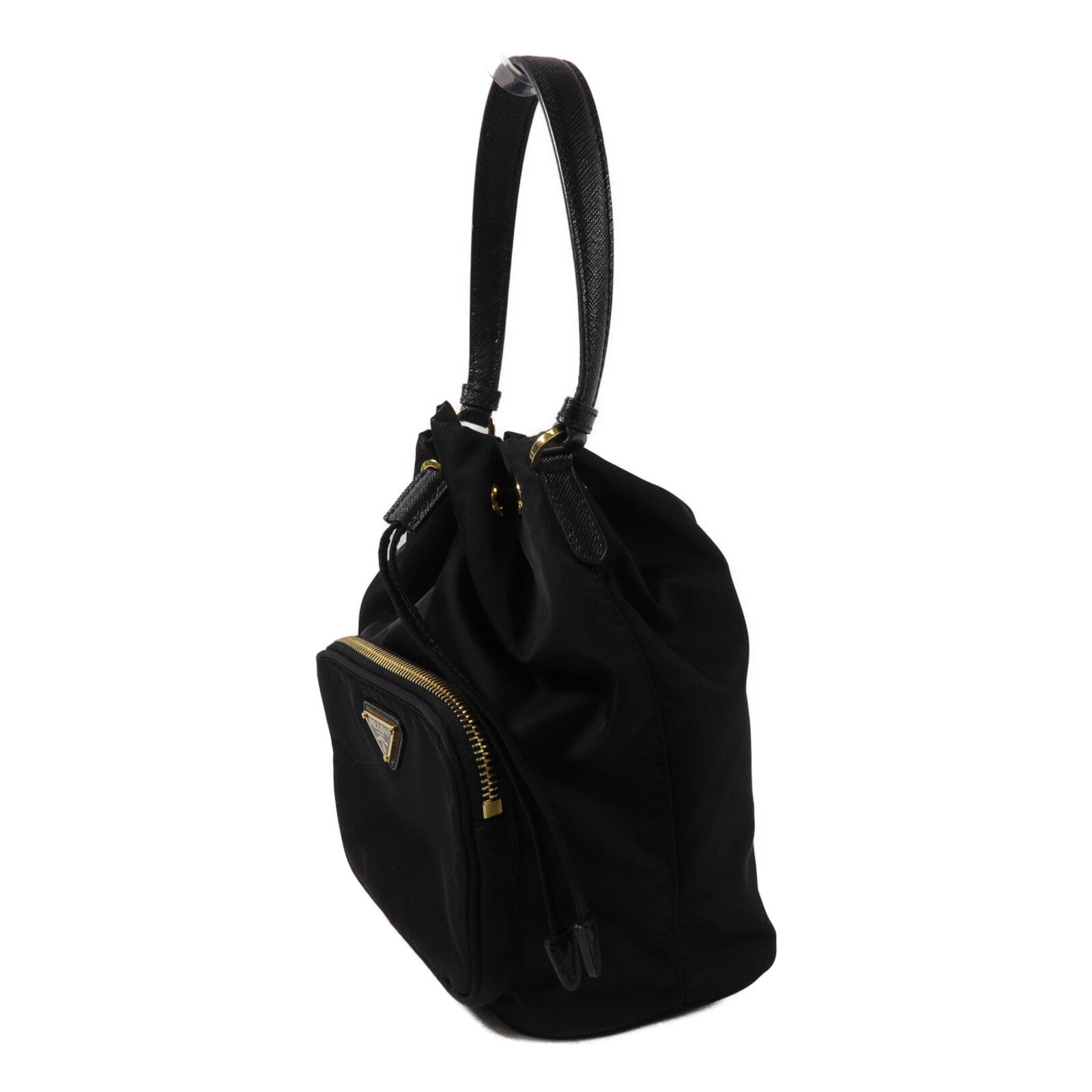 PRADA 尼龍Duet Re-Nylon Bucket手挽肩背兩用袋