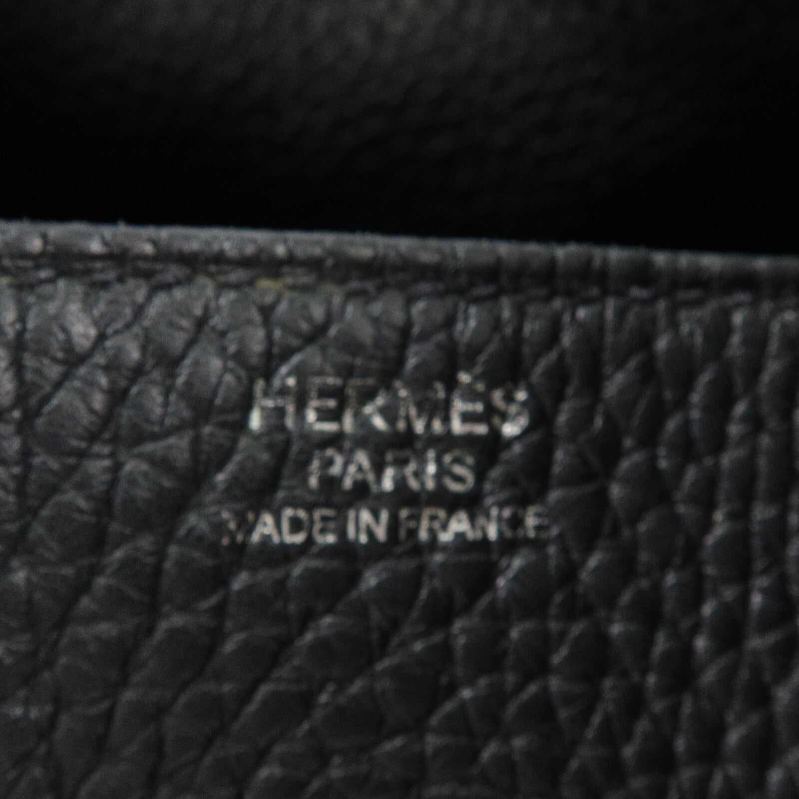 HERMES Clemence皮革Lindy 30手挽肩背兩用袋Noir
