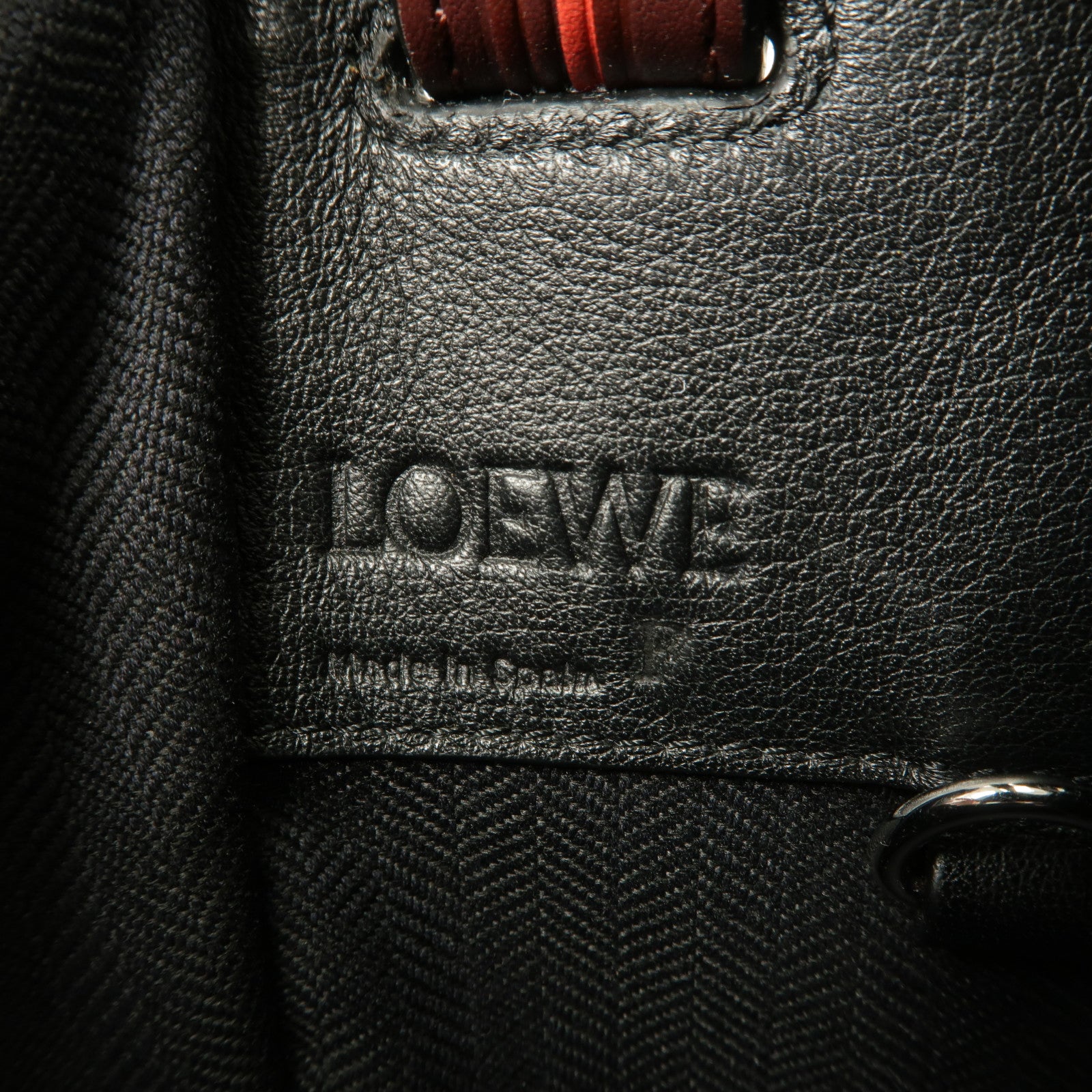 LOEWE 牛皮皮革Hammock Small手挽肩背兩用袋