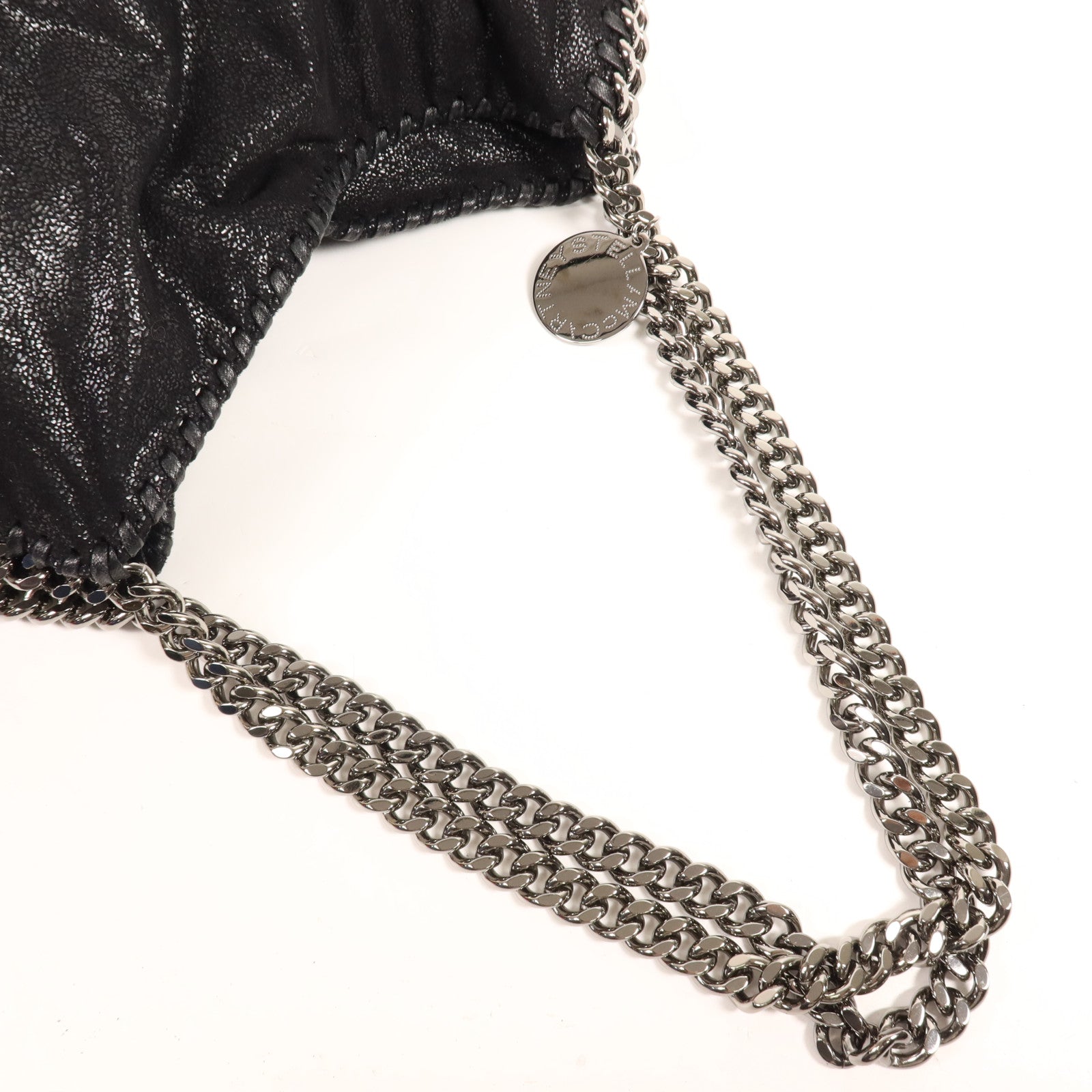 Stella McCartney 聚酯纖維Stella McCartney Shoulder Bag銀扣鏈帶肩背袋