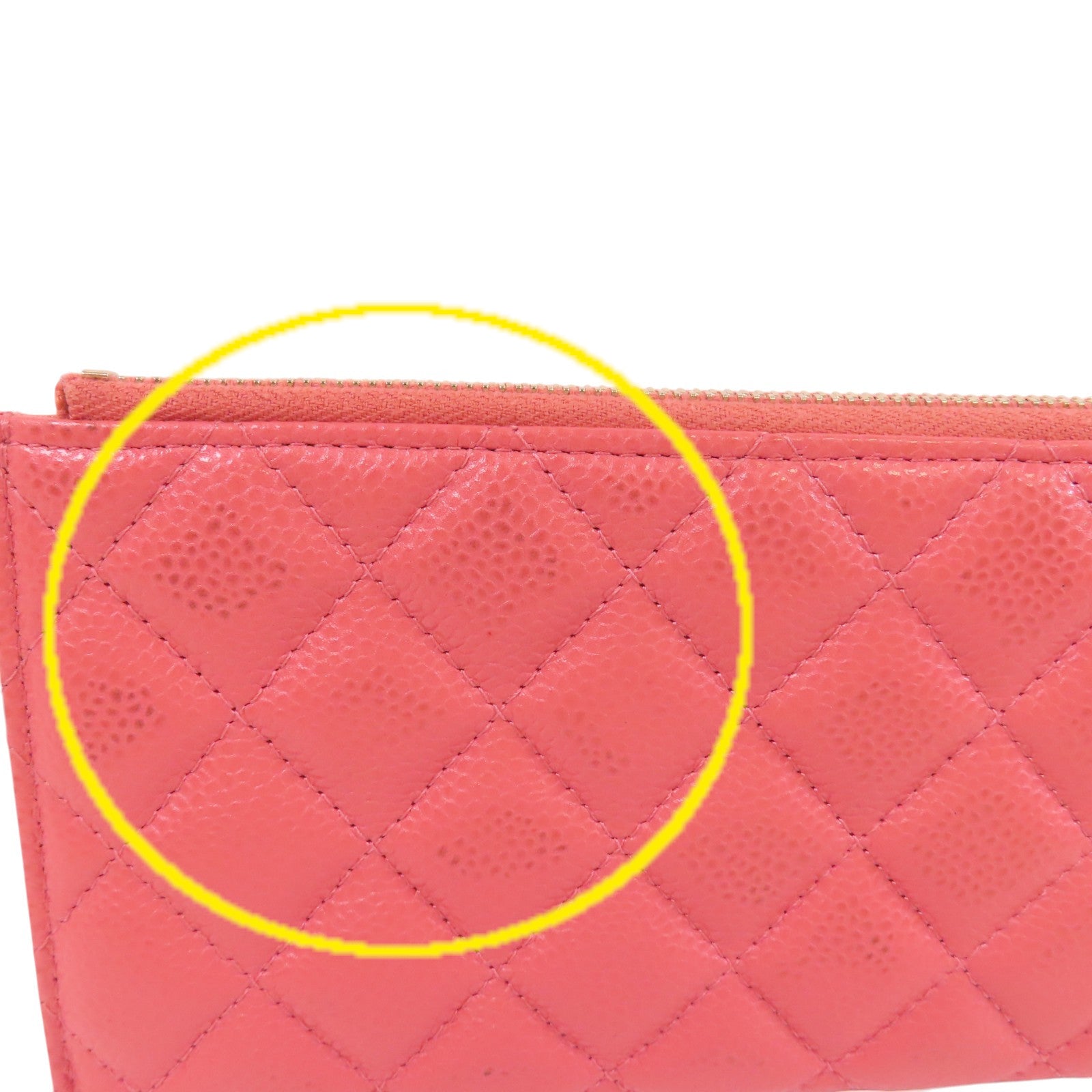 CHANEL 牛皮皮革Card Case金扣卡套