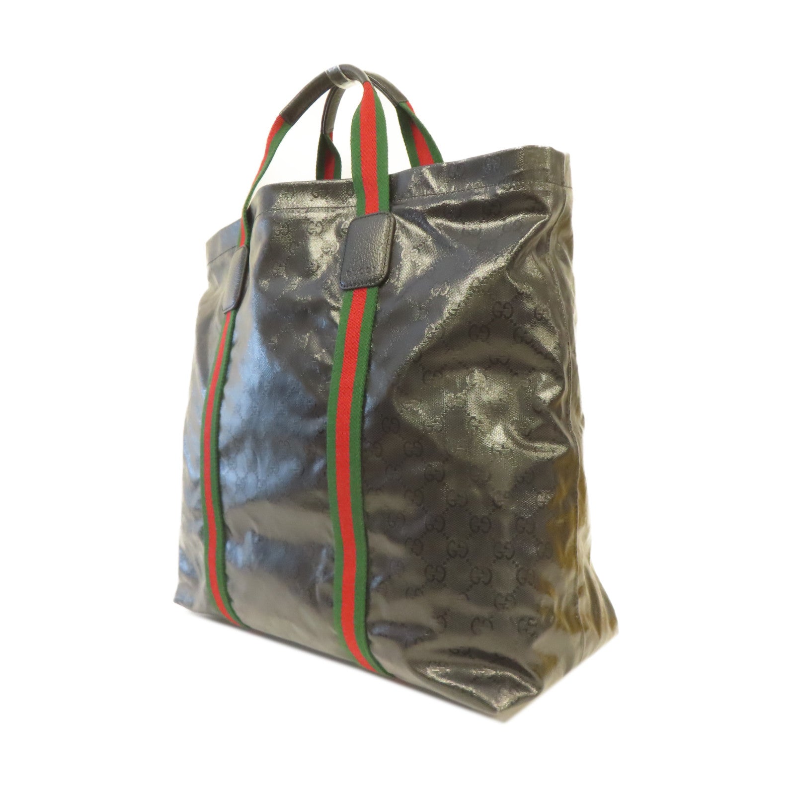GUCCI **【激減優惠】塗層帆布Tote Bag手挽袋黑色