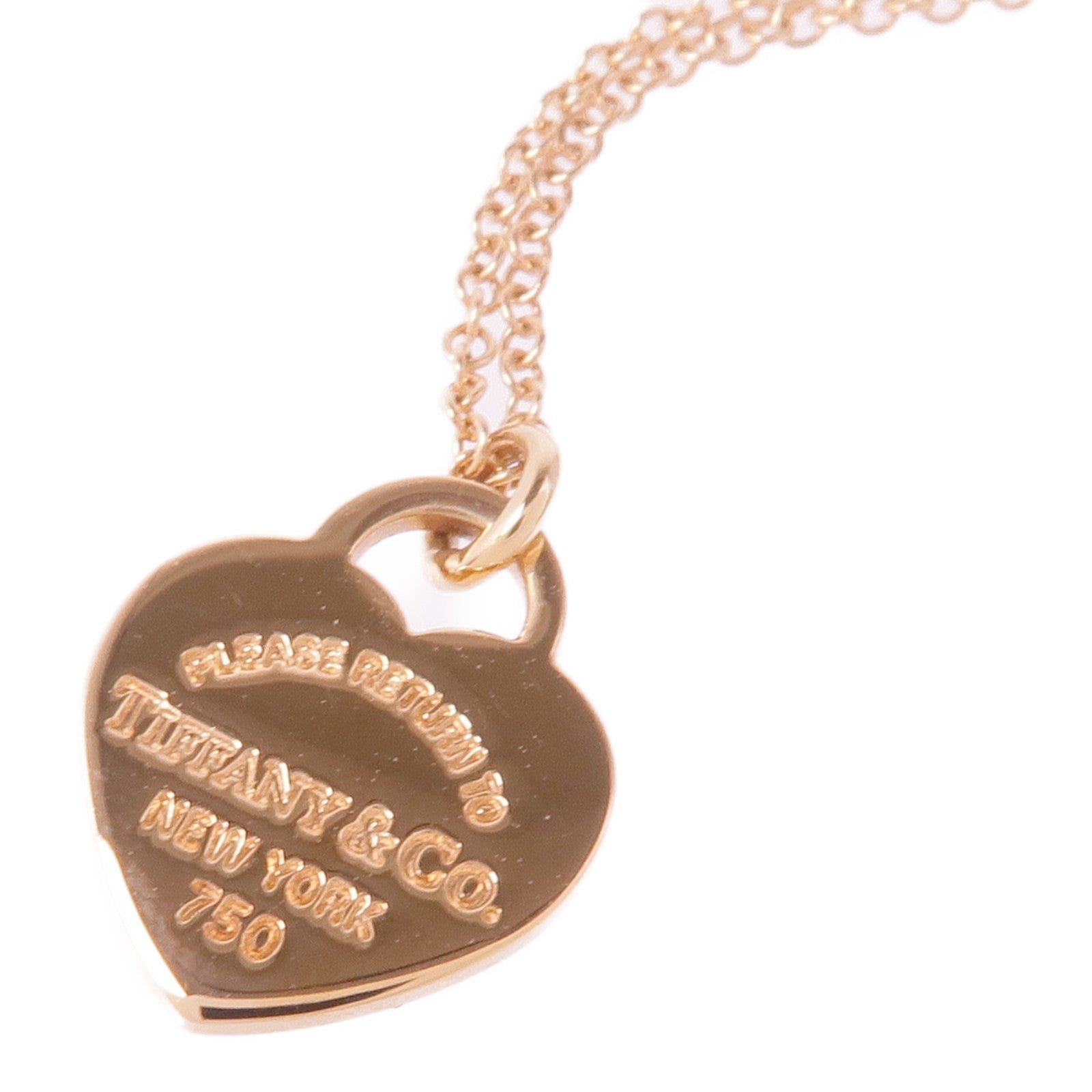 TIFFANY＆CO 18K玫瑰金Return To Tiffany項鍊