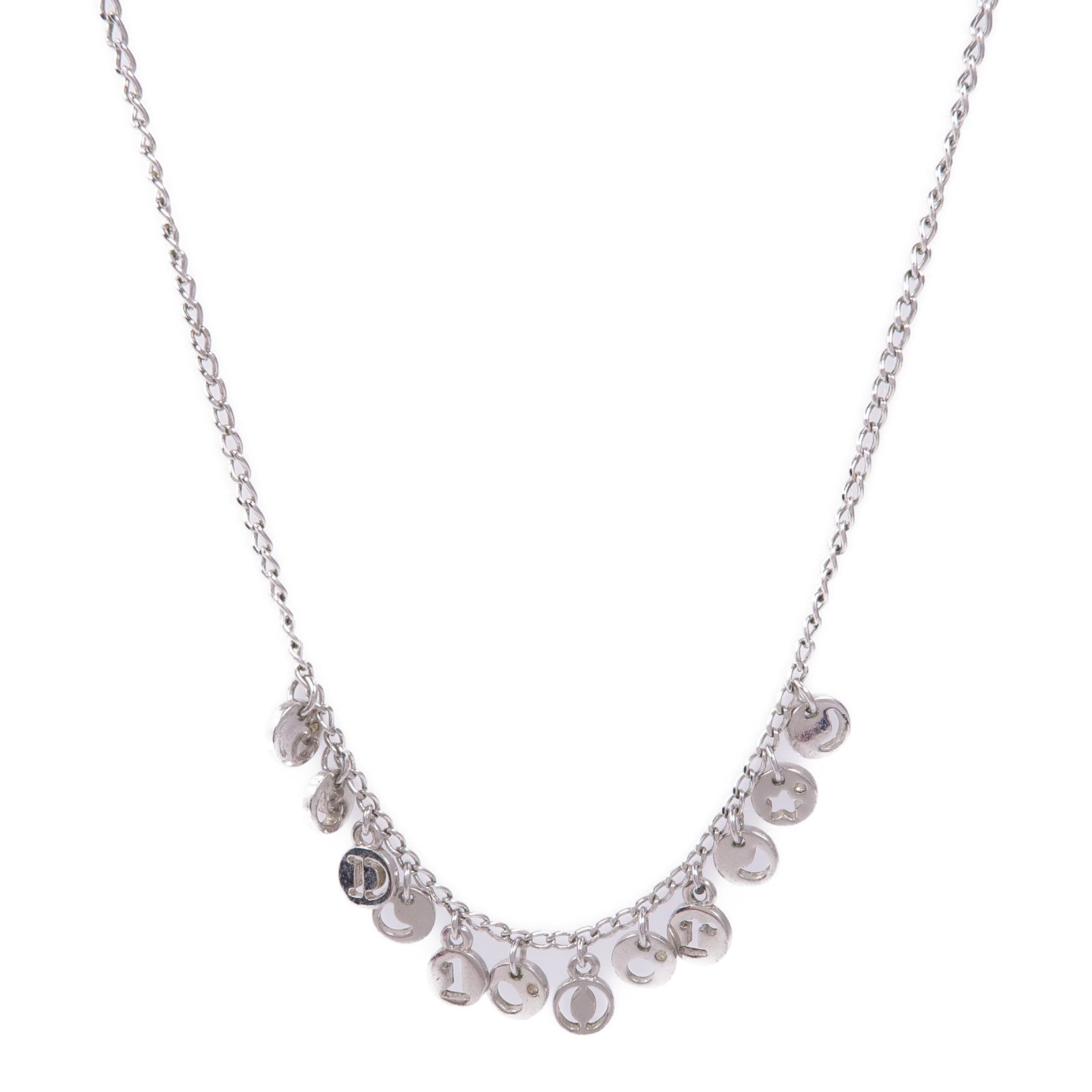 Dior Necklace Metal Silver