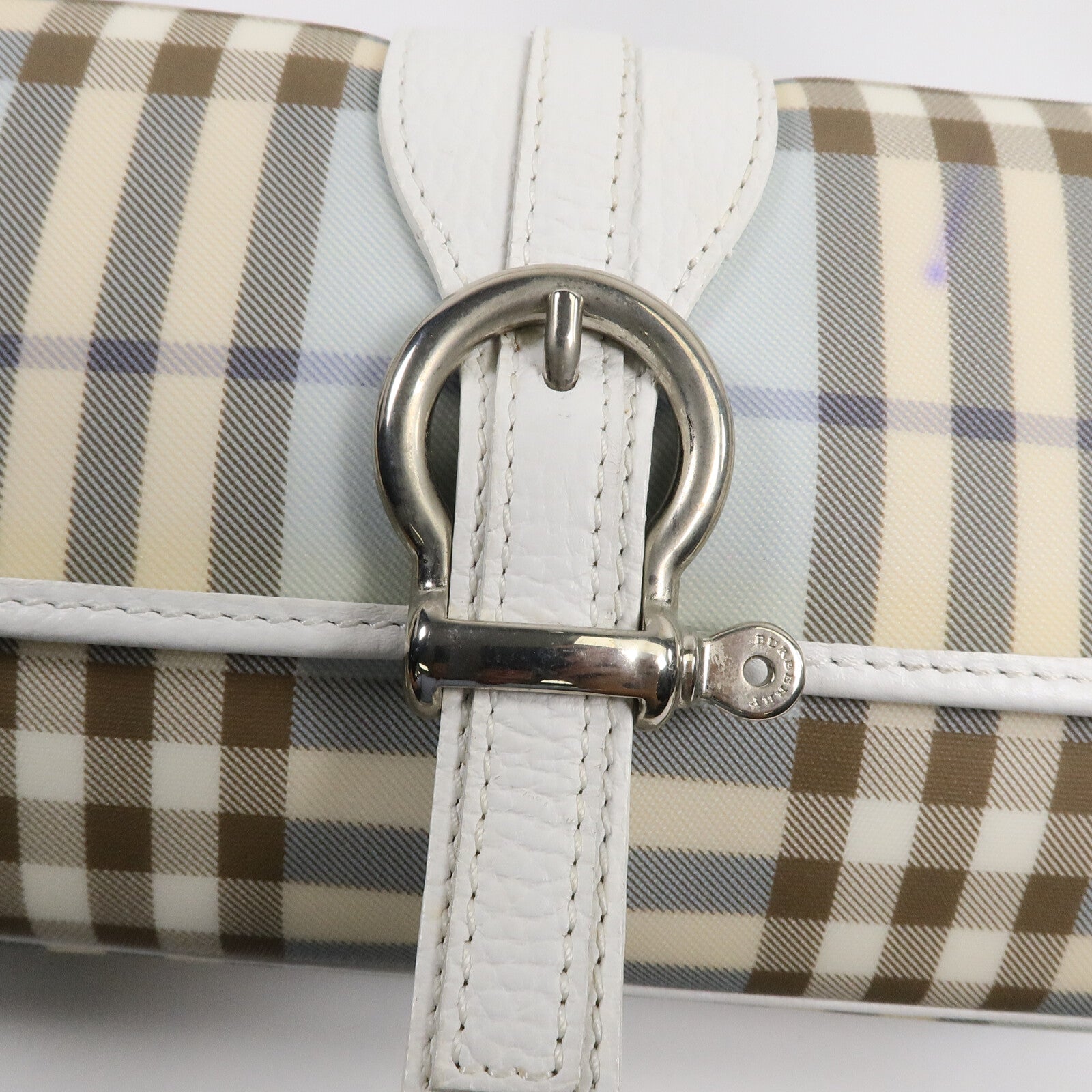 BURBERRY 塗層帆布Shoulder Bag肩背袋