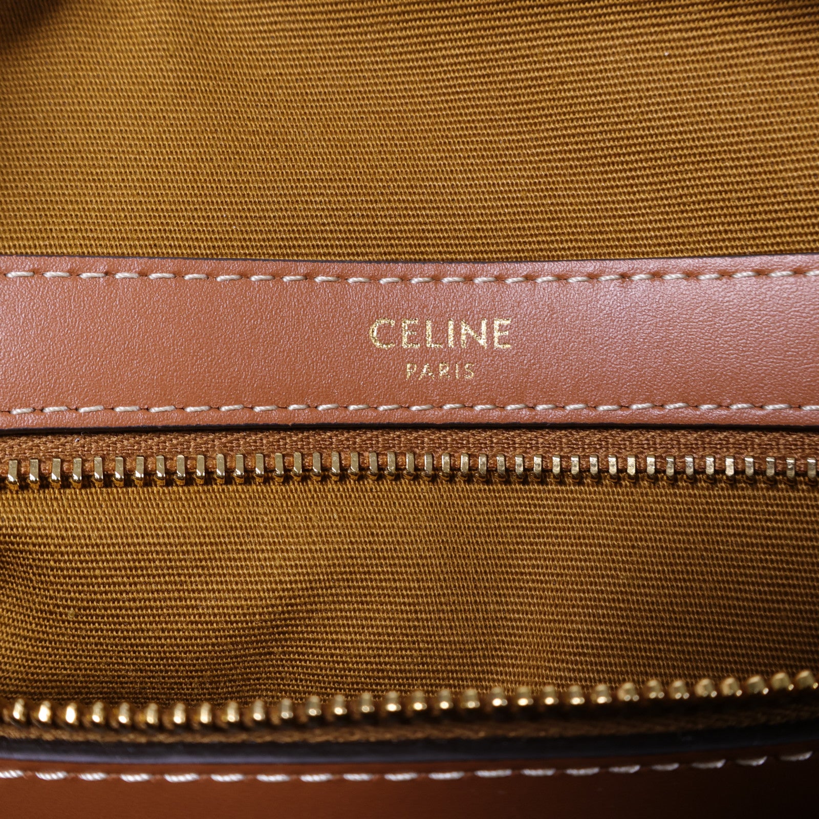 CELINE 塗層帆布Large Boston IN Triomphe金扣手挽肩背兩用袋