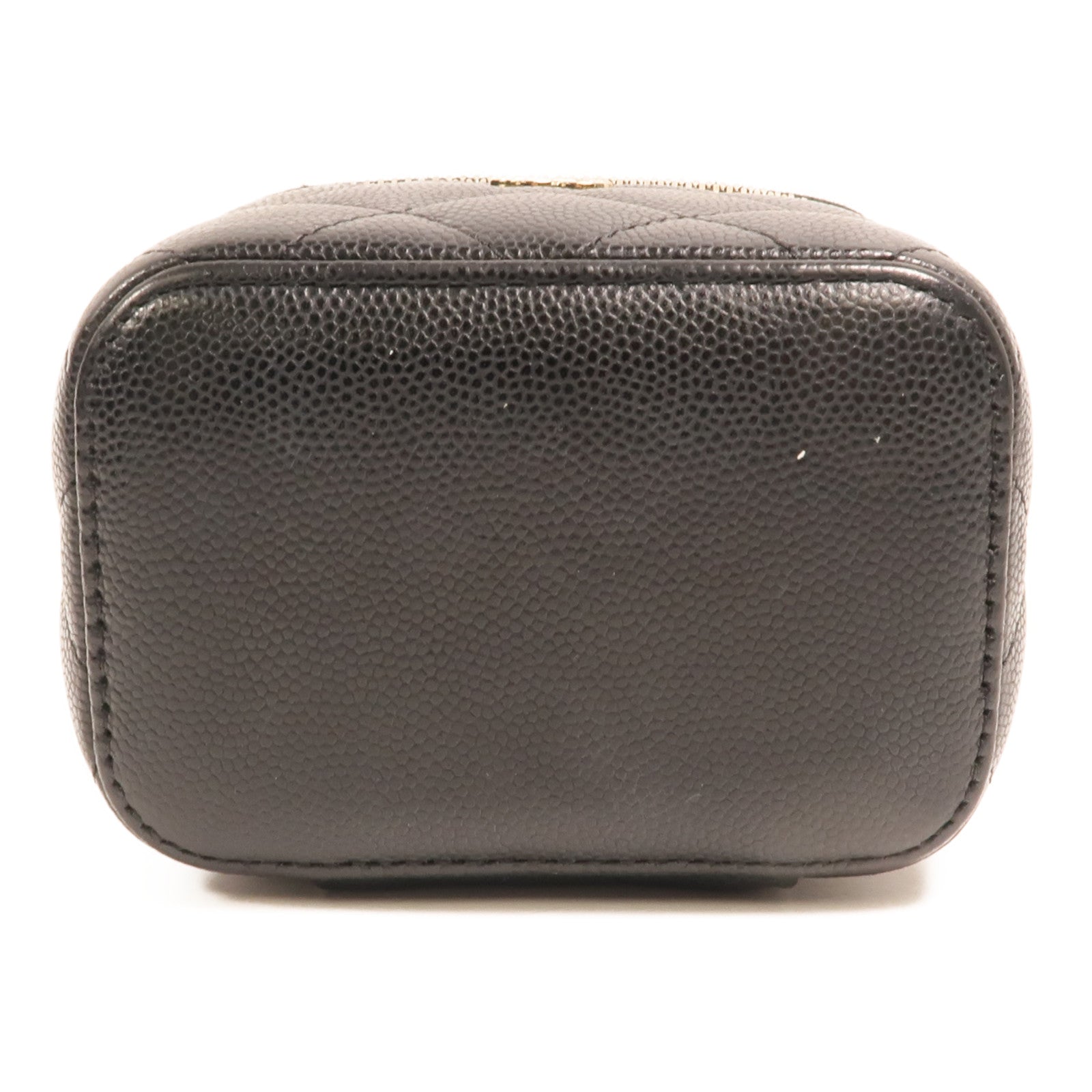 CHANEL 牛皮皮革Vanity Case金扣鏈帶肩背袋