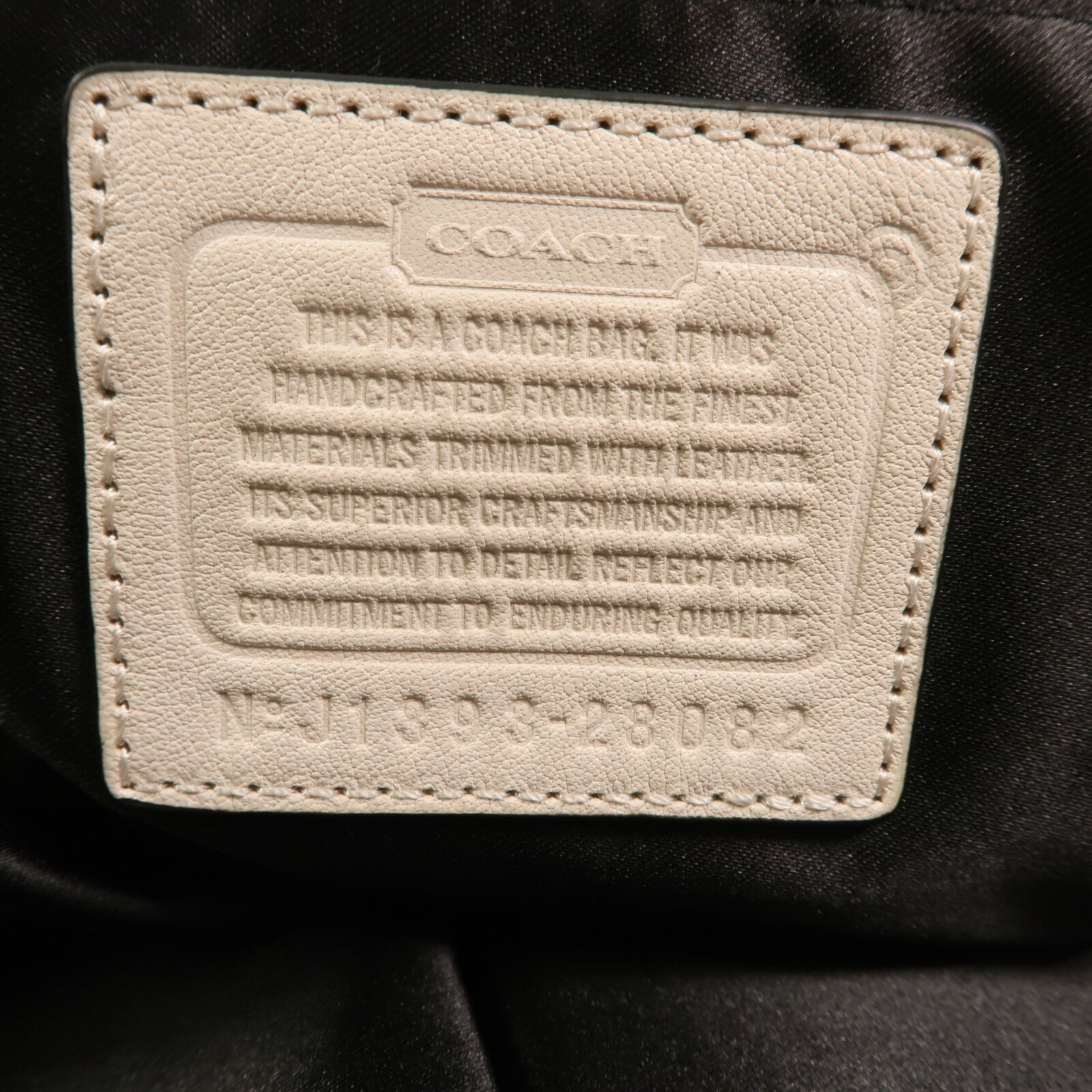 COACH 帆布Shoulder Bag金扣肩背袋