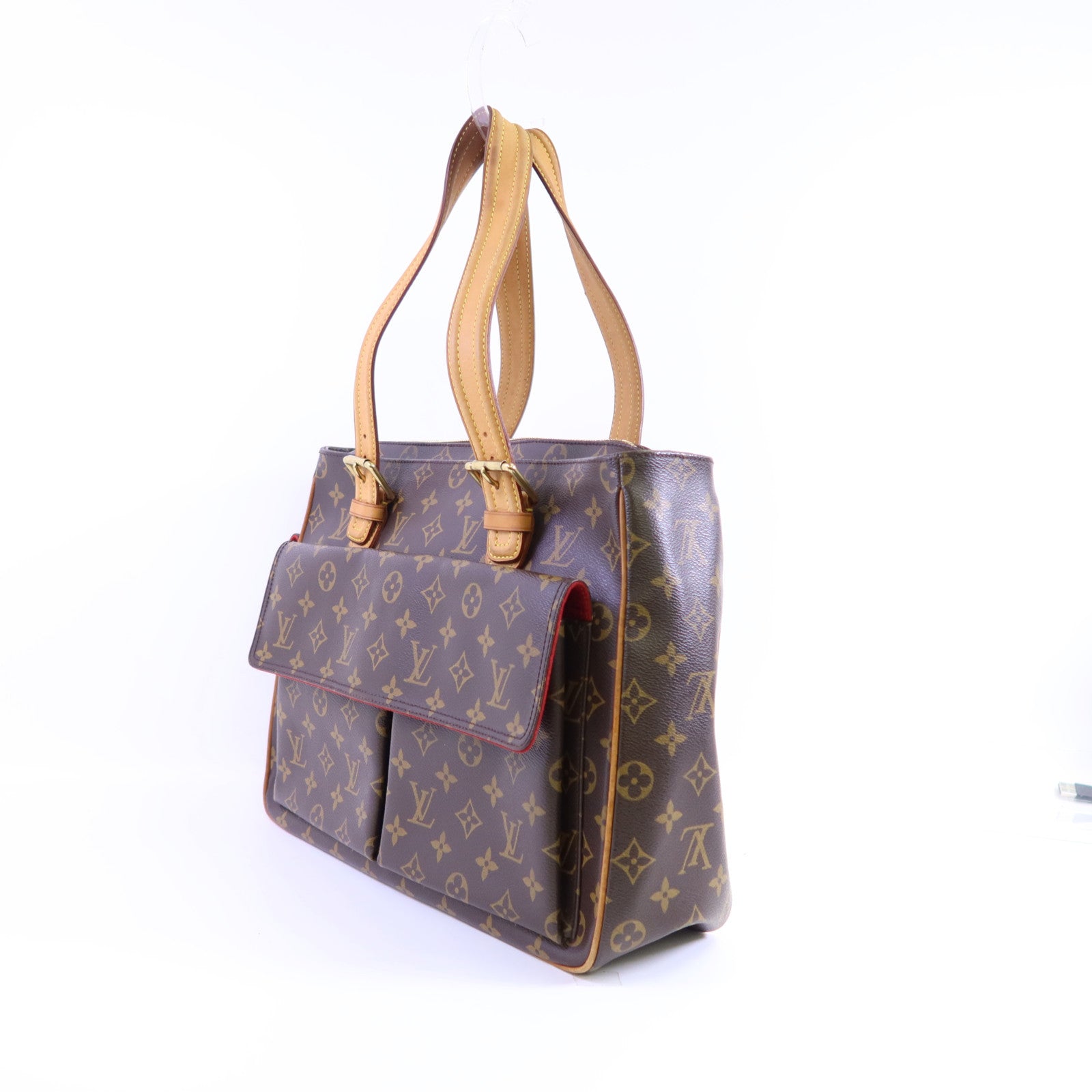 LOUIS VUITTON Monogram Multiple Cite金扣手挽袋