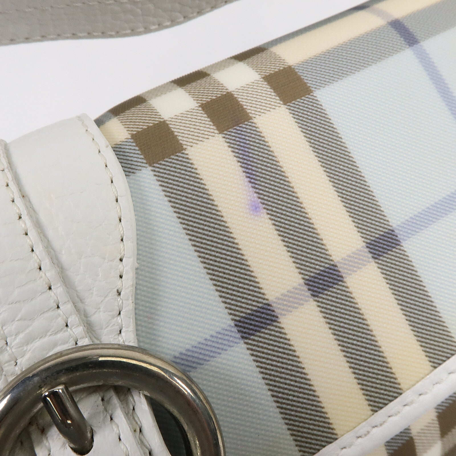 BURBERRY 塗層帆布Shoulder Bag肩背袋
