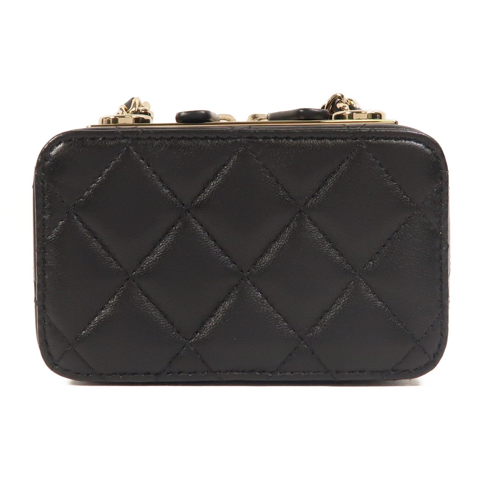 CHANEL 羊皮皮革Chain Shoulder Bag金扣鏈帶肩背袋