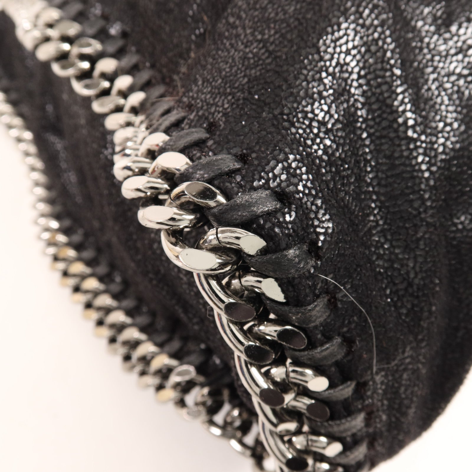 Stella McCartney 聚酯纖維Stella McCartney Shoulder Bag銀扣鏈帶肩背袋