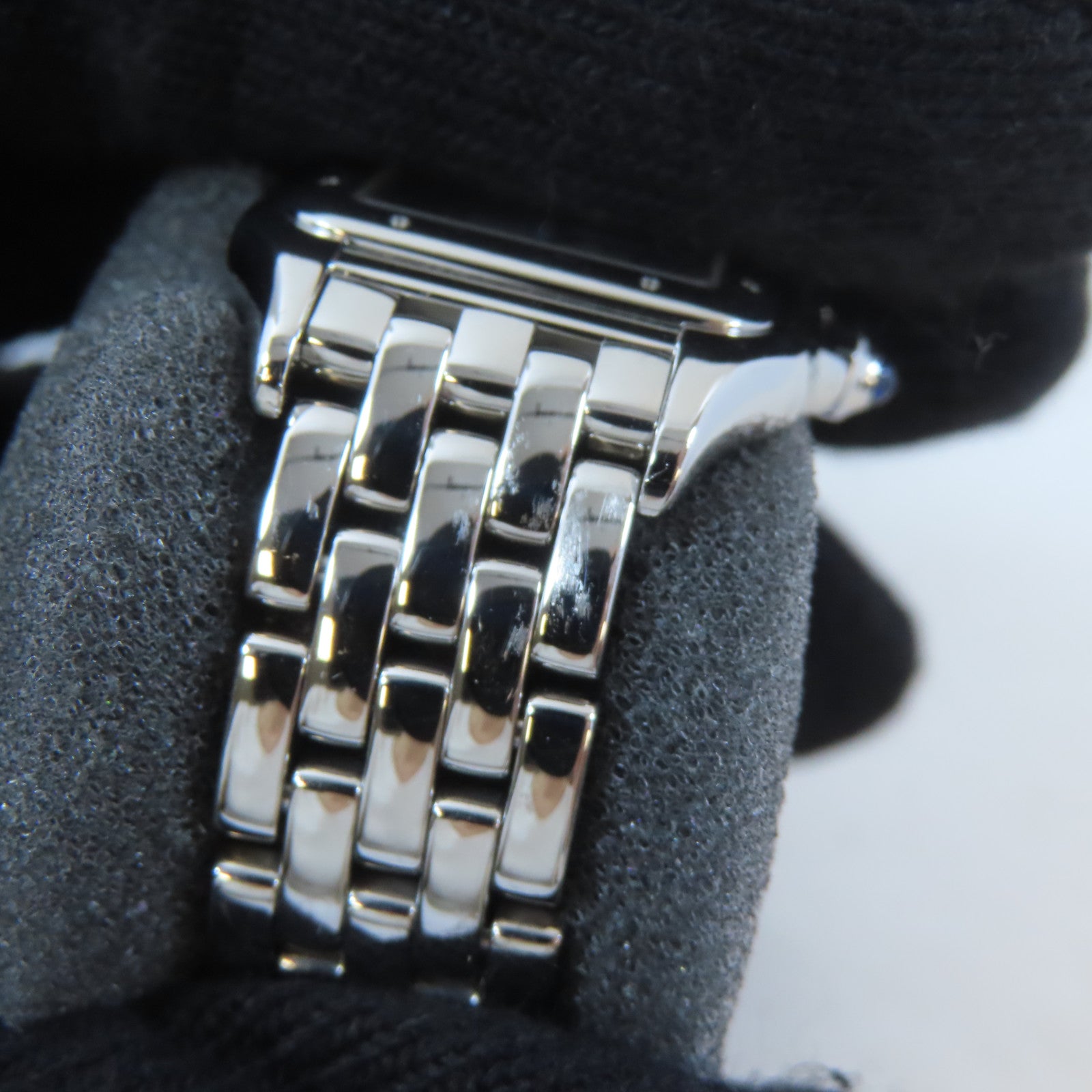 CARTIER Panthere不鏽鋼手錶石英機芯白色