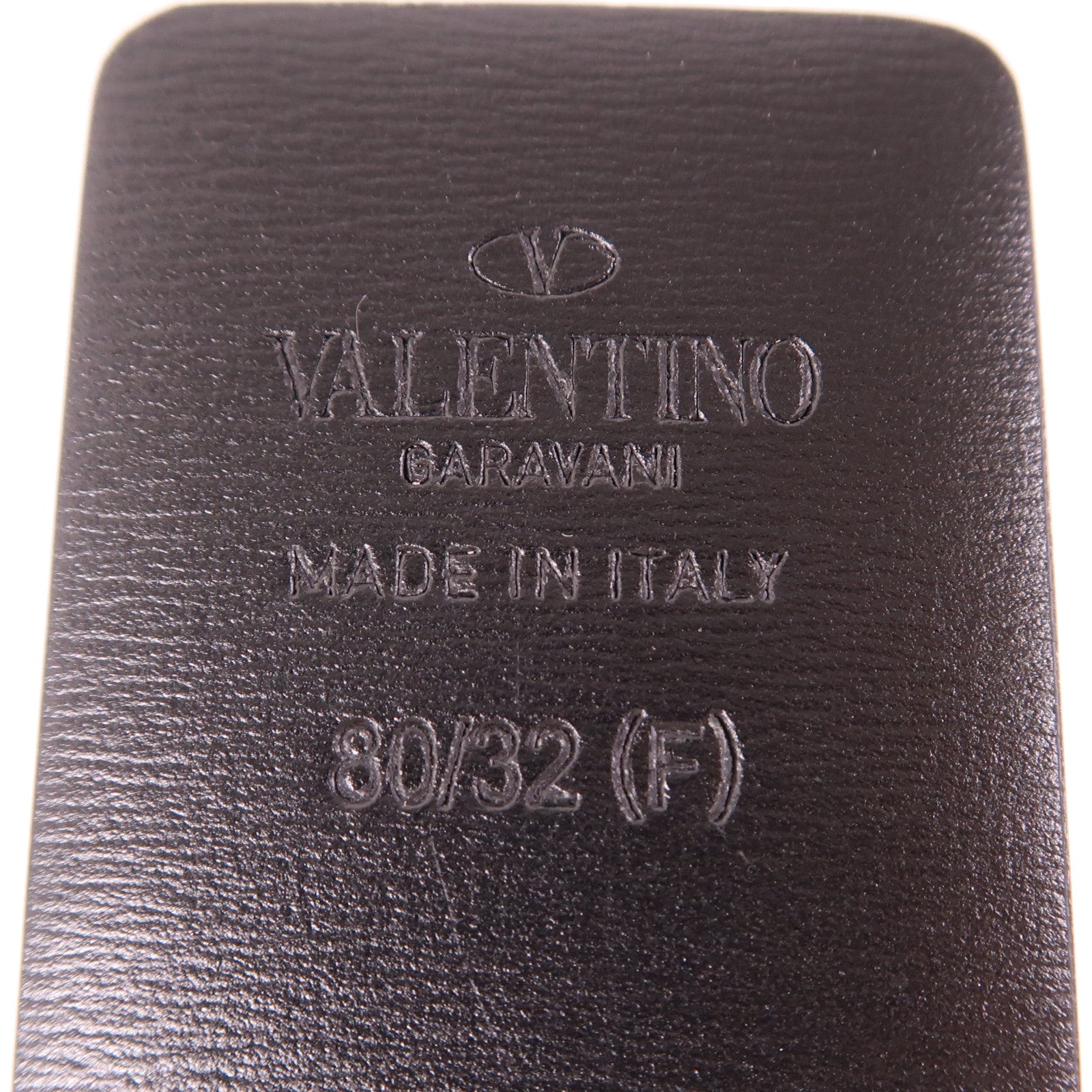 Valentino 牛皮皮革Belt金扣皮帶