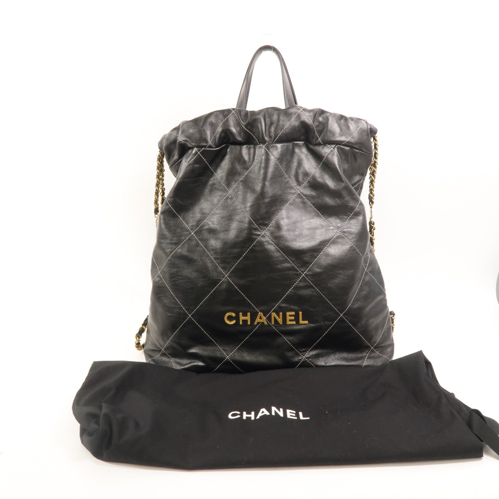 CHANEL 牛皮皮革Chanel 22 Backpack背包