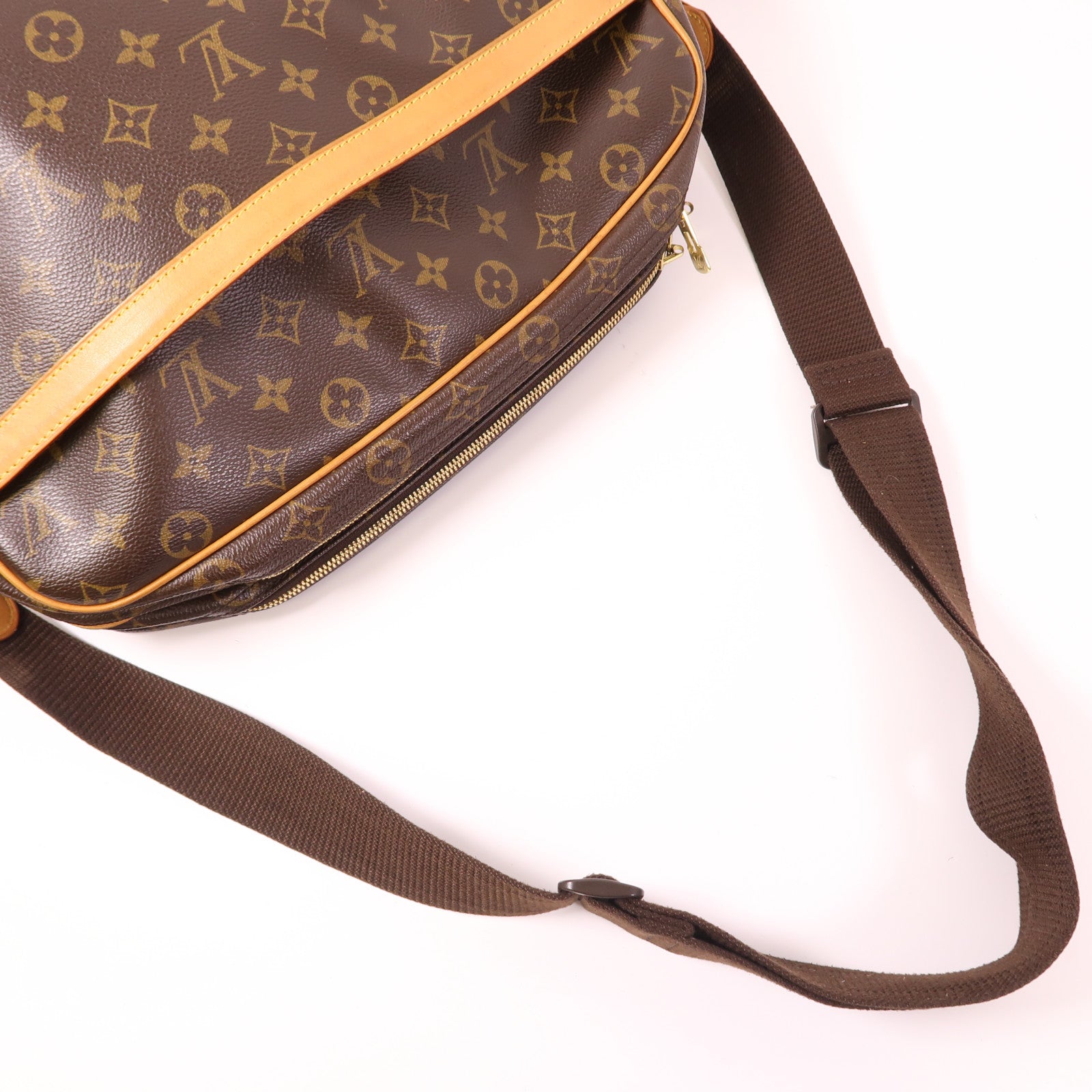 LOUIS VUITTON LV GHW Reporter GM Shoulder Bag M45252 Monogram Brown